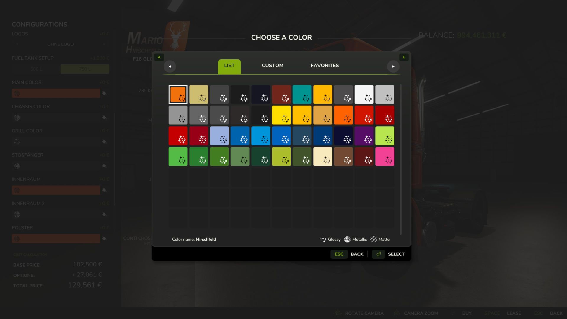 Volvo F16 – Hirschfeld Version