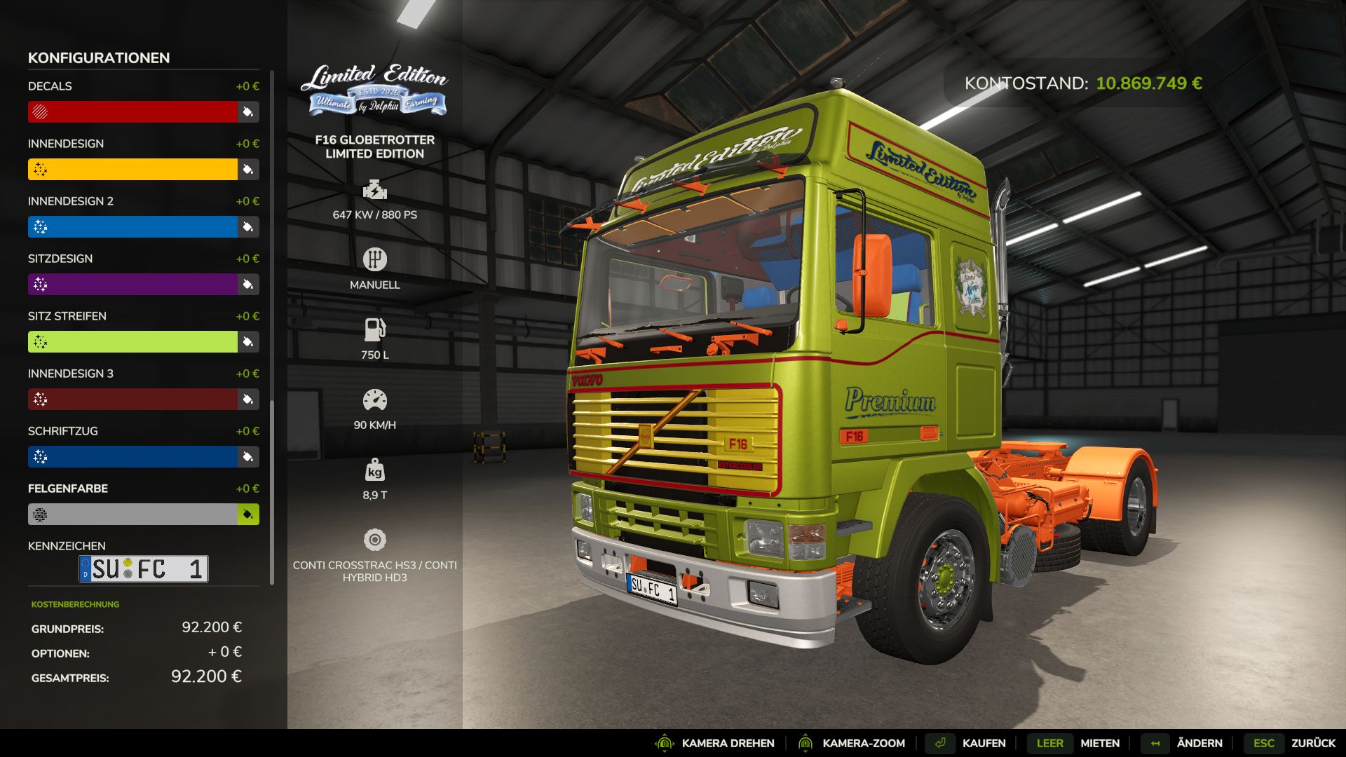 Volvo F16 Limited Edition