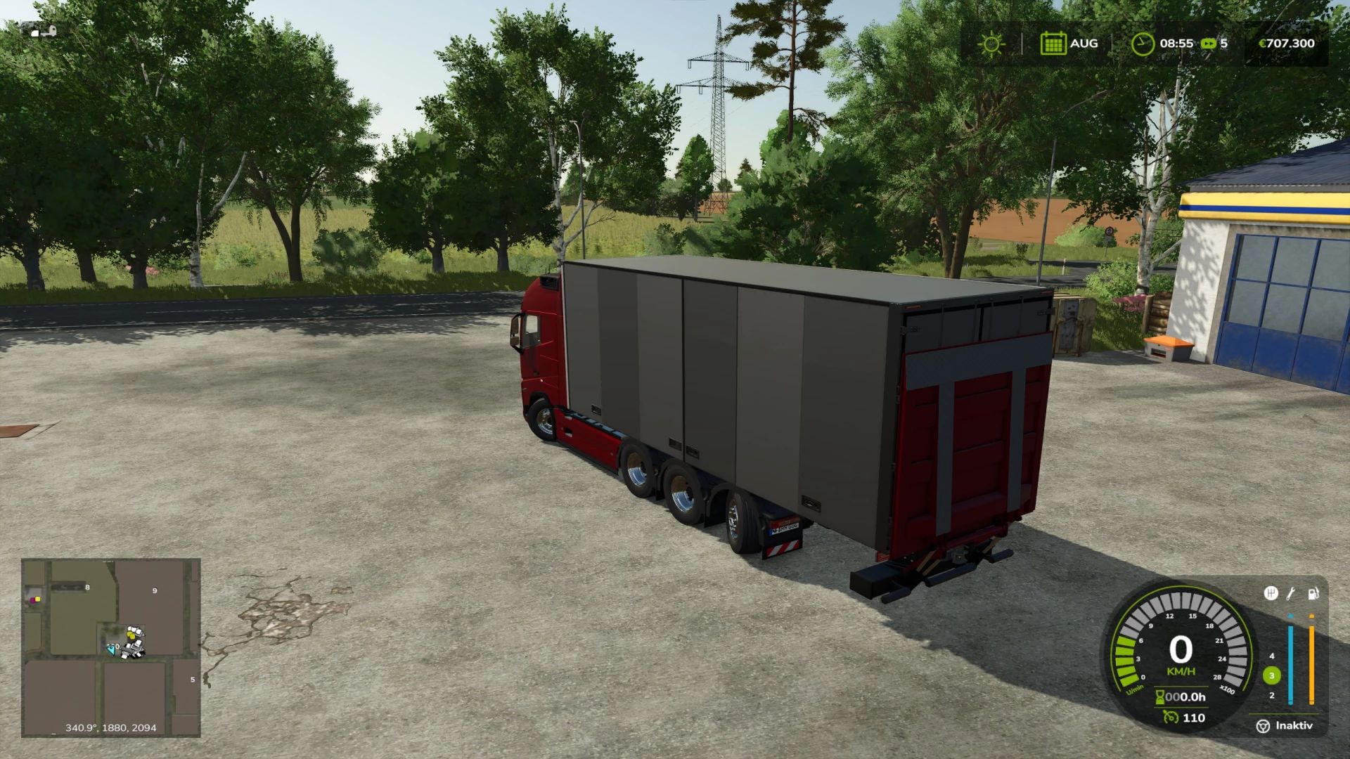 Volvo FH16 850 für Tauschkörper