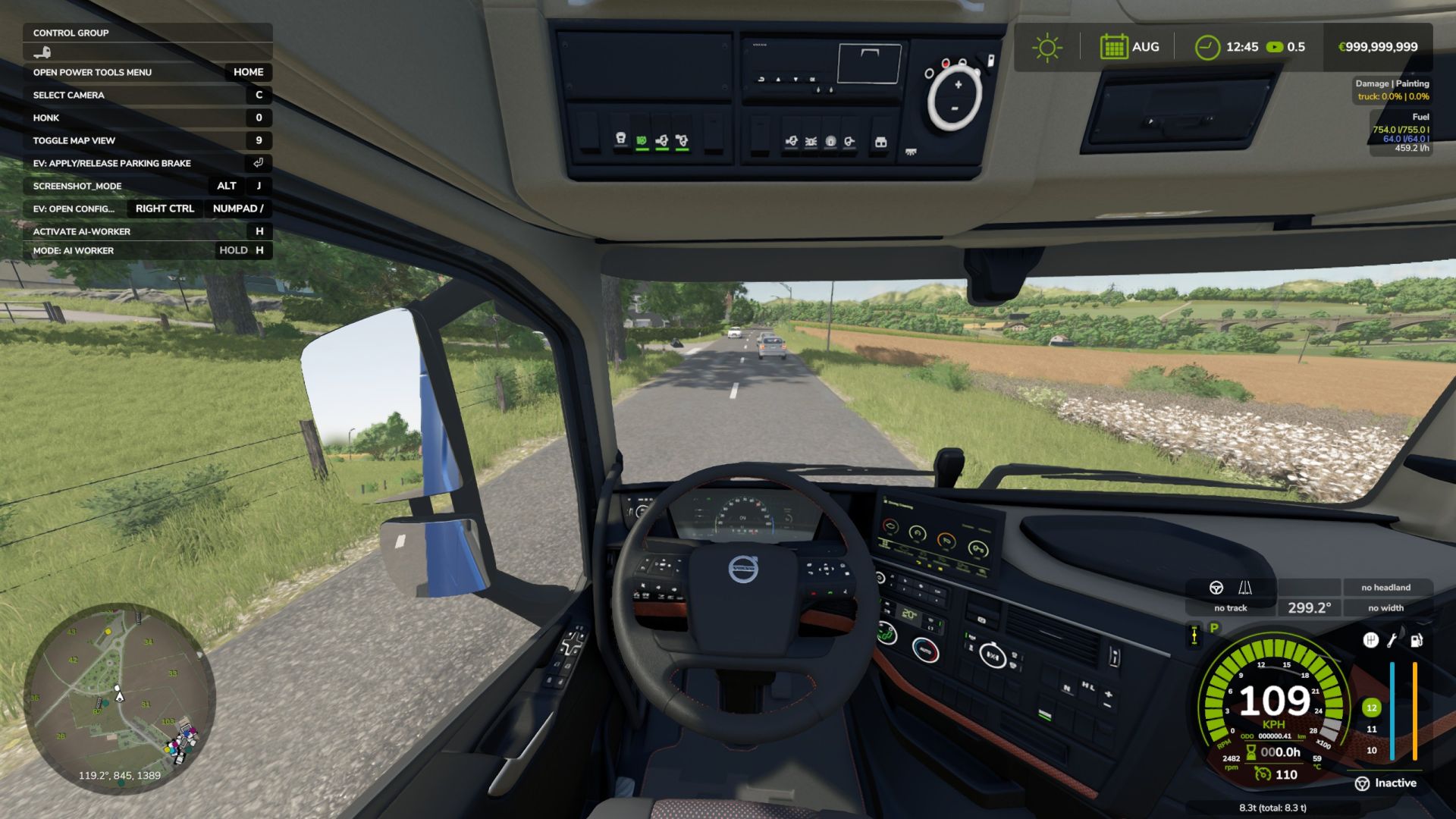 Volvo FH16 850 für Tauschkörper