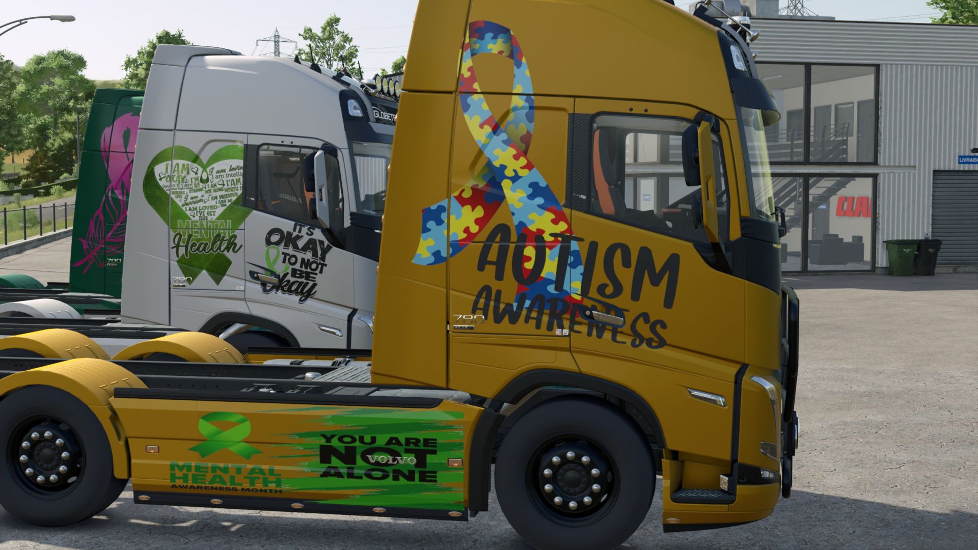 Volvo FH16 (Breast cancer & Mental Health awareness)