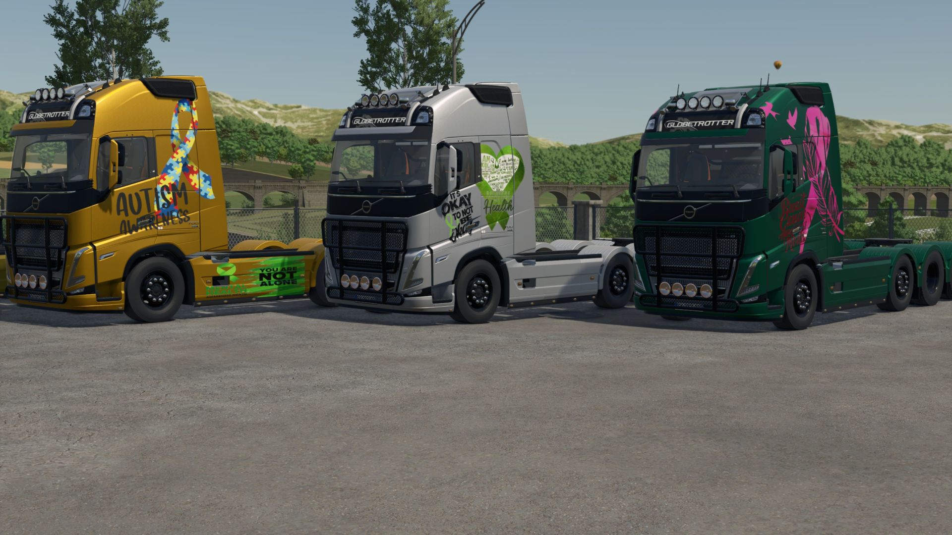Volvo FH16 (Breast cancer & Mental Health awareness)