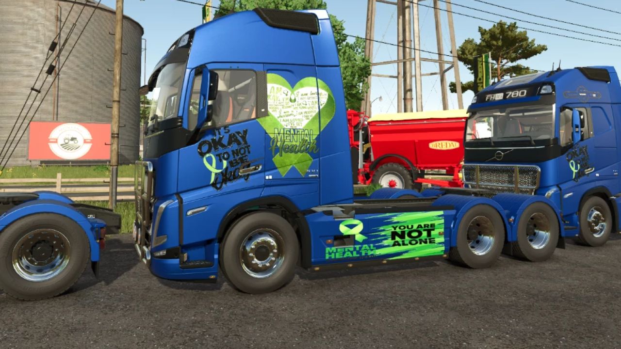 Volvo FH16 (Breast cancer & Mental Health awareness)