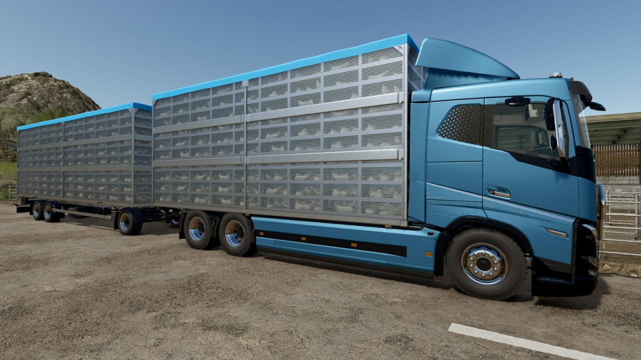 VOLVO FH16 ГРУЗОВИК ДЛЯ ПЕРЕВОЗКИ КУР