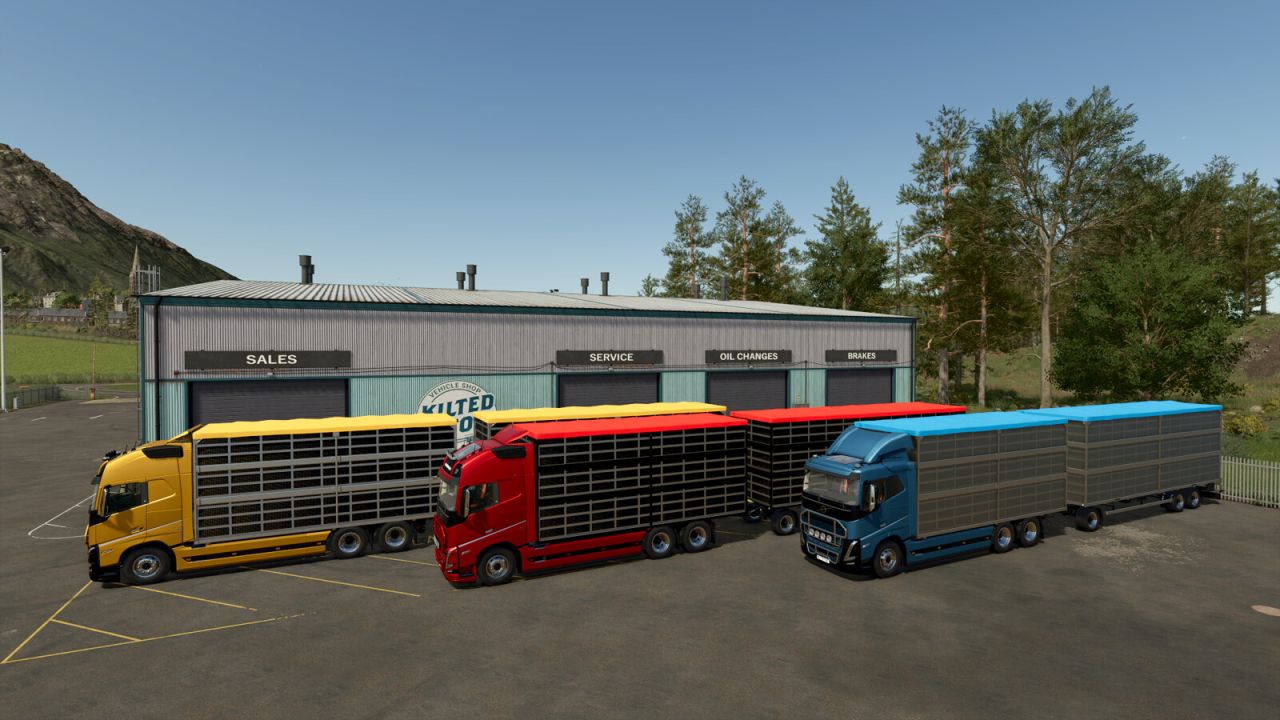 VOLVO FH16 ГРУЗОВИК ДЛЯ ПЕРЕВОЗКИ КУР