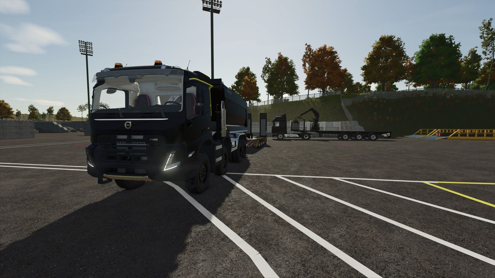 HMF 3220 vinçli Volvo FMX damperli kamyon