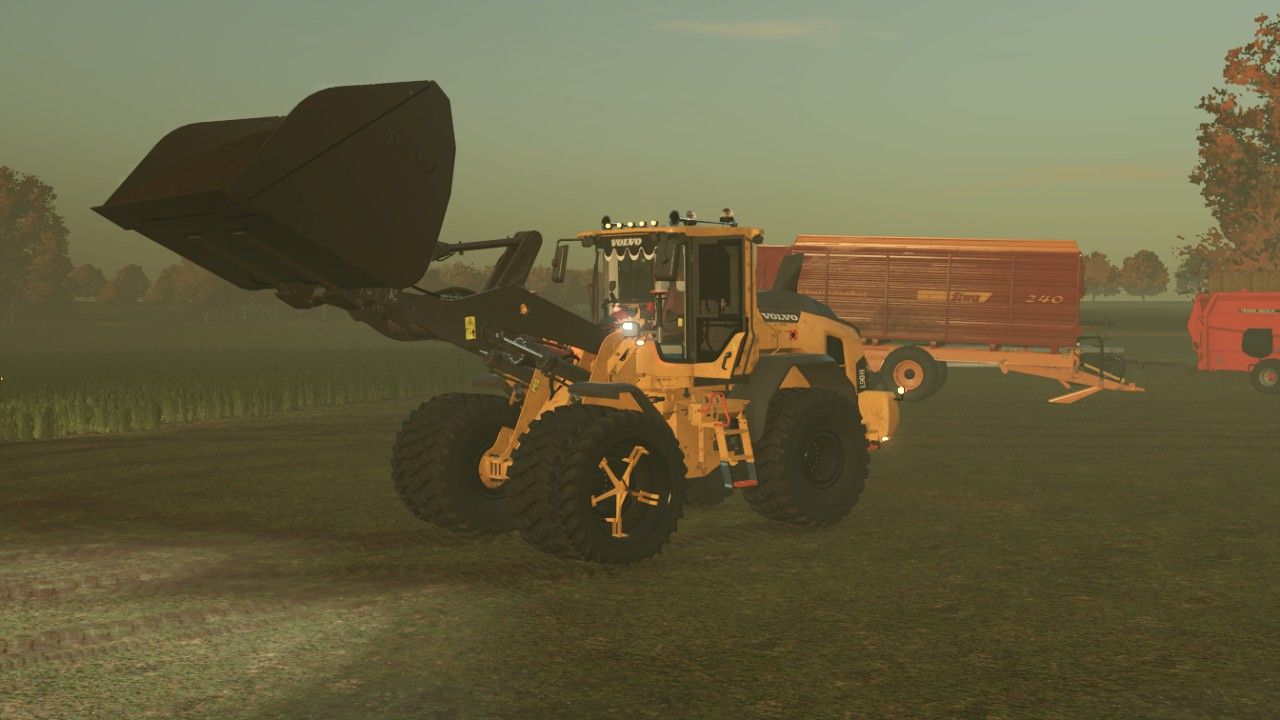 Volvo L90 Doppelbereifung