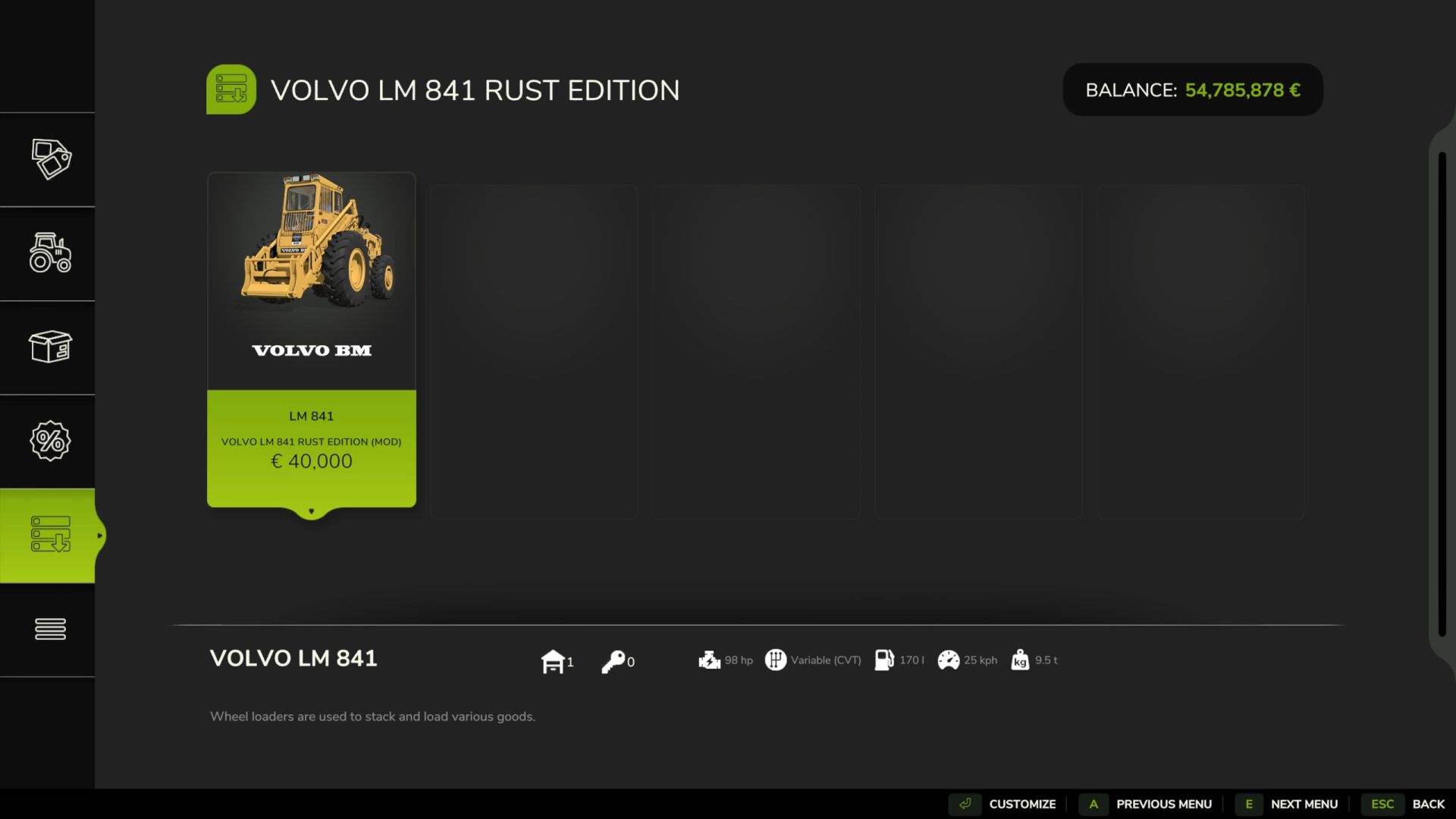 Volvo LM 841 Rust Edition
