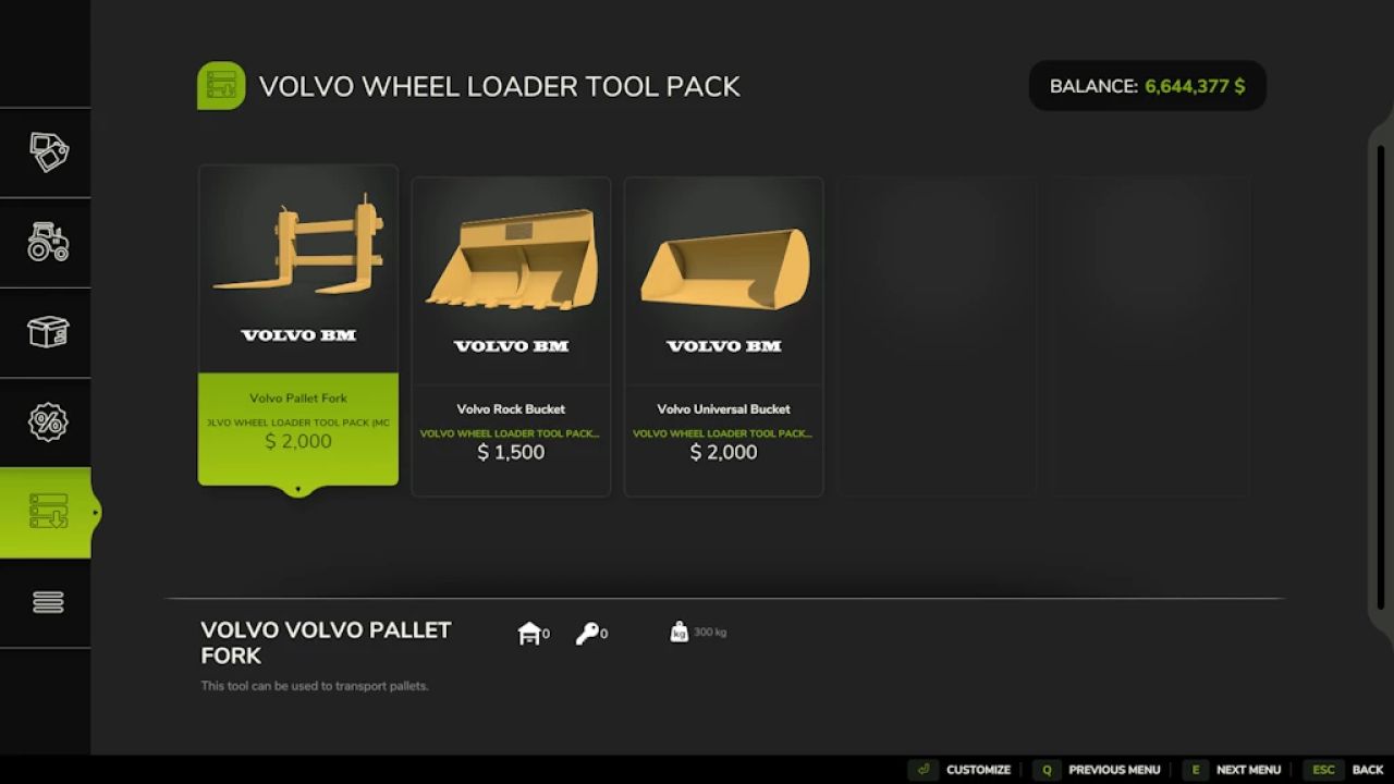 Volvo Wheel Lauer Araç Paketi