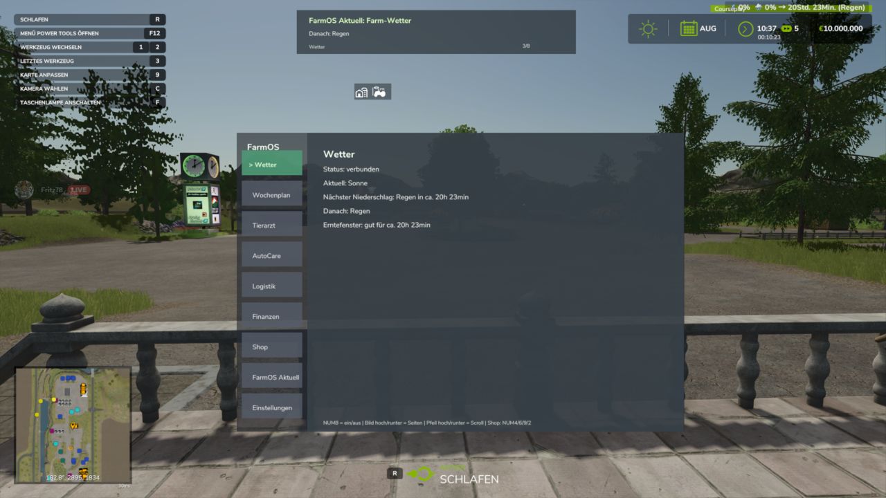 Prévisions météo HUD