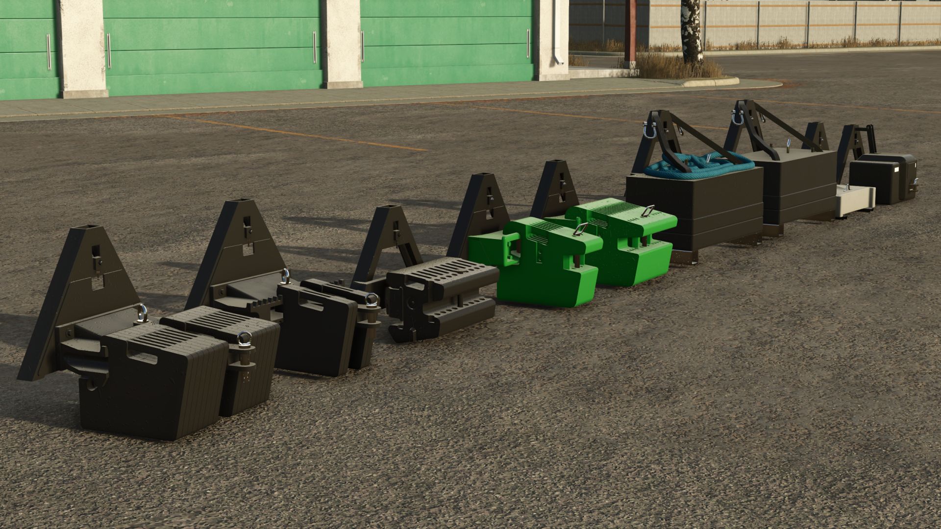 Weights pack for tractor triangle
