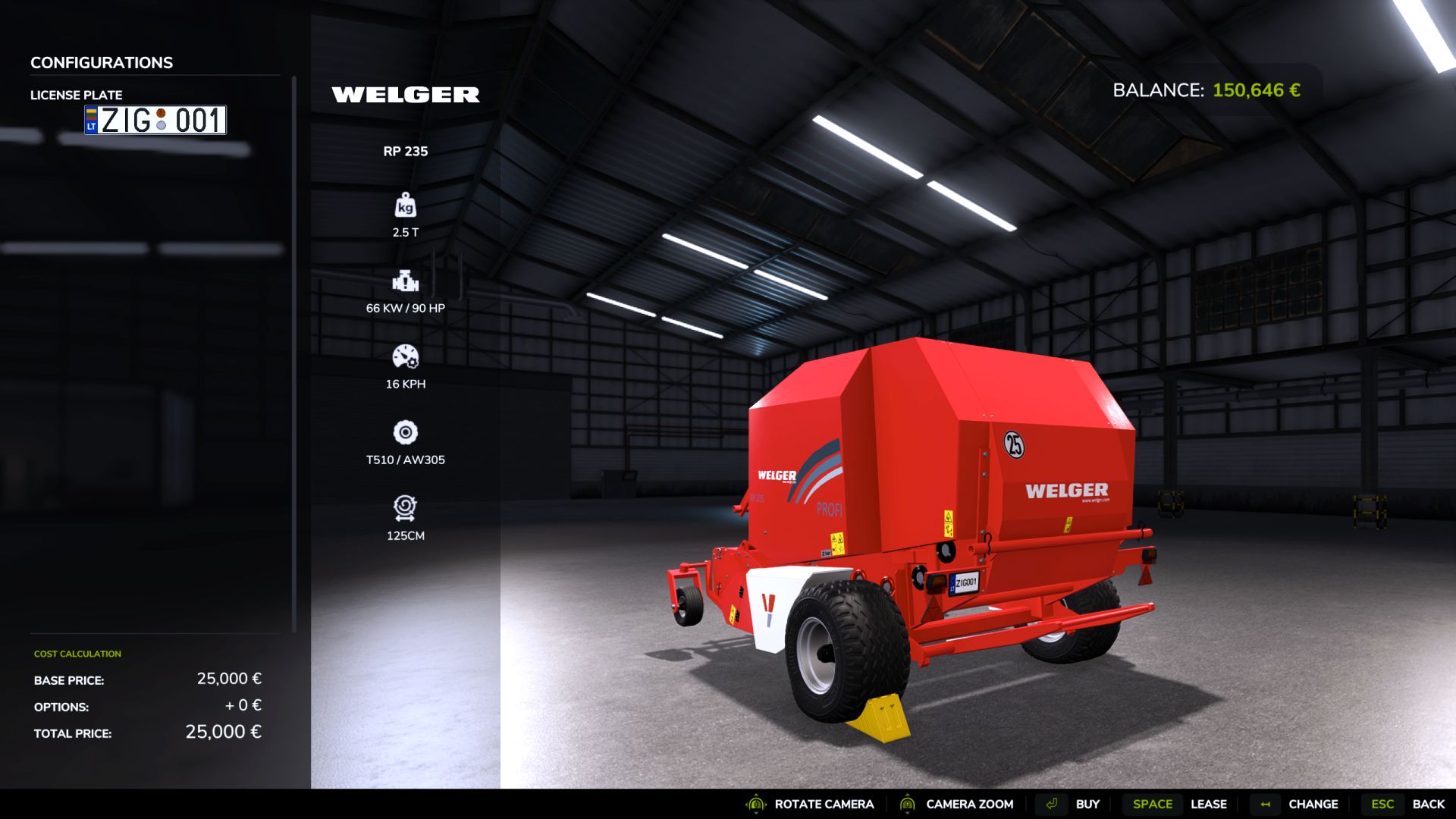 Welger RP 235 Profi