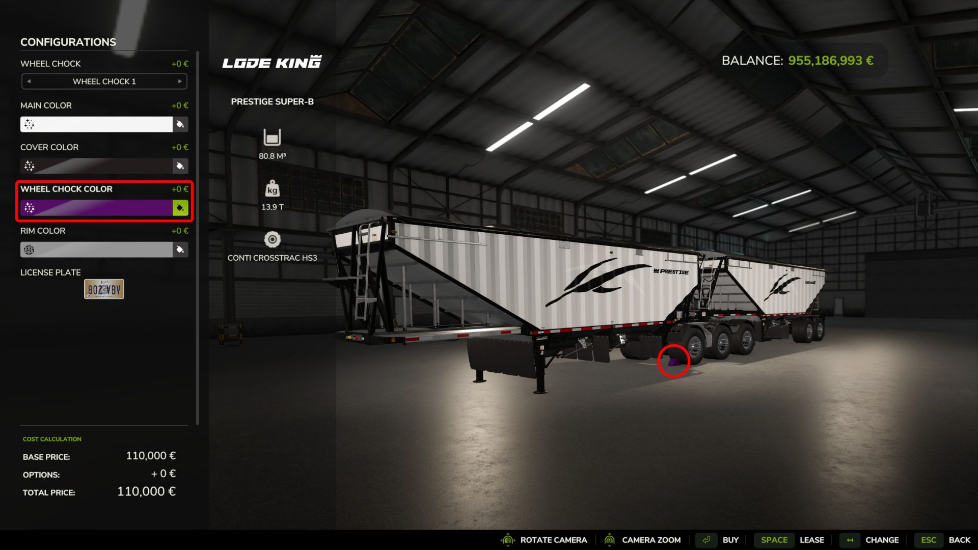 Wheel Chock Customizer