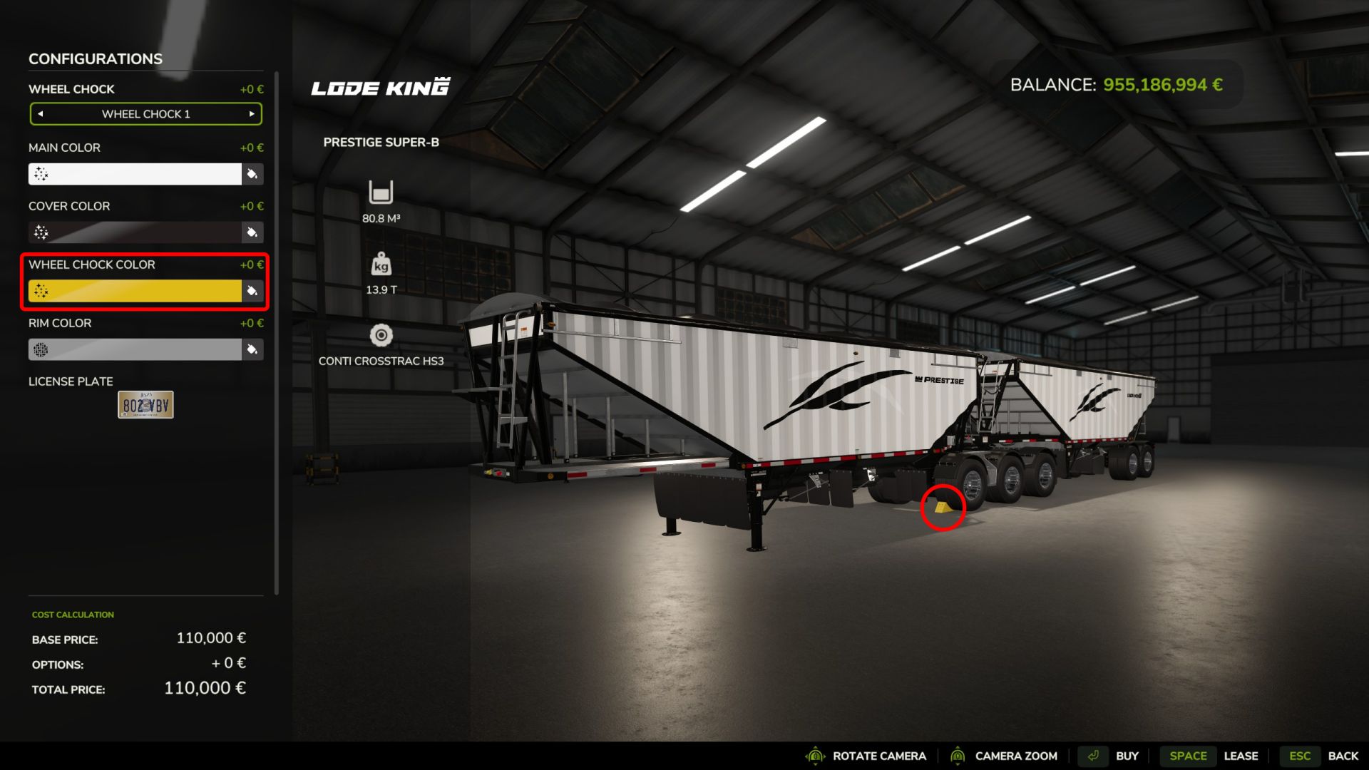 Wheel Chock Customizer