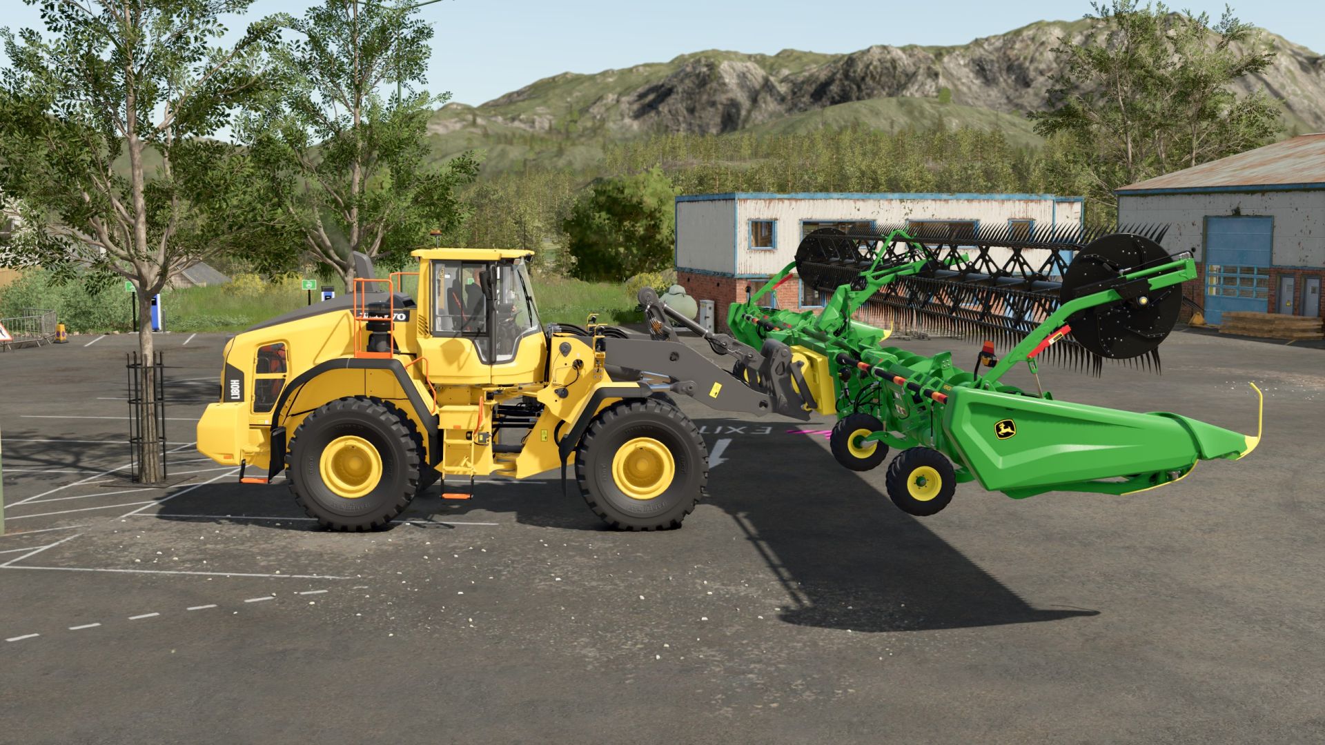 Wheel Loader Header Mover