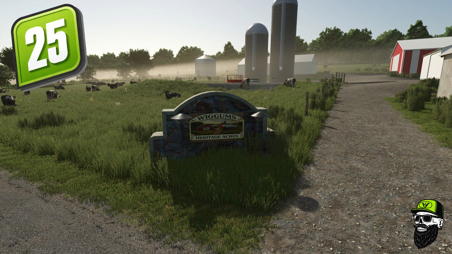 Panneau de ferme Wiggums Heritage Acres