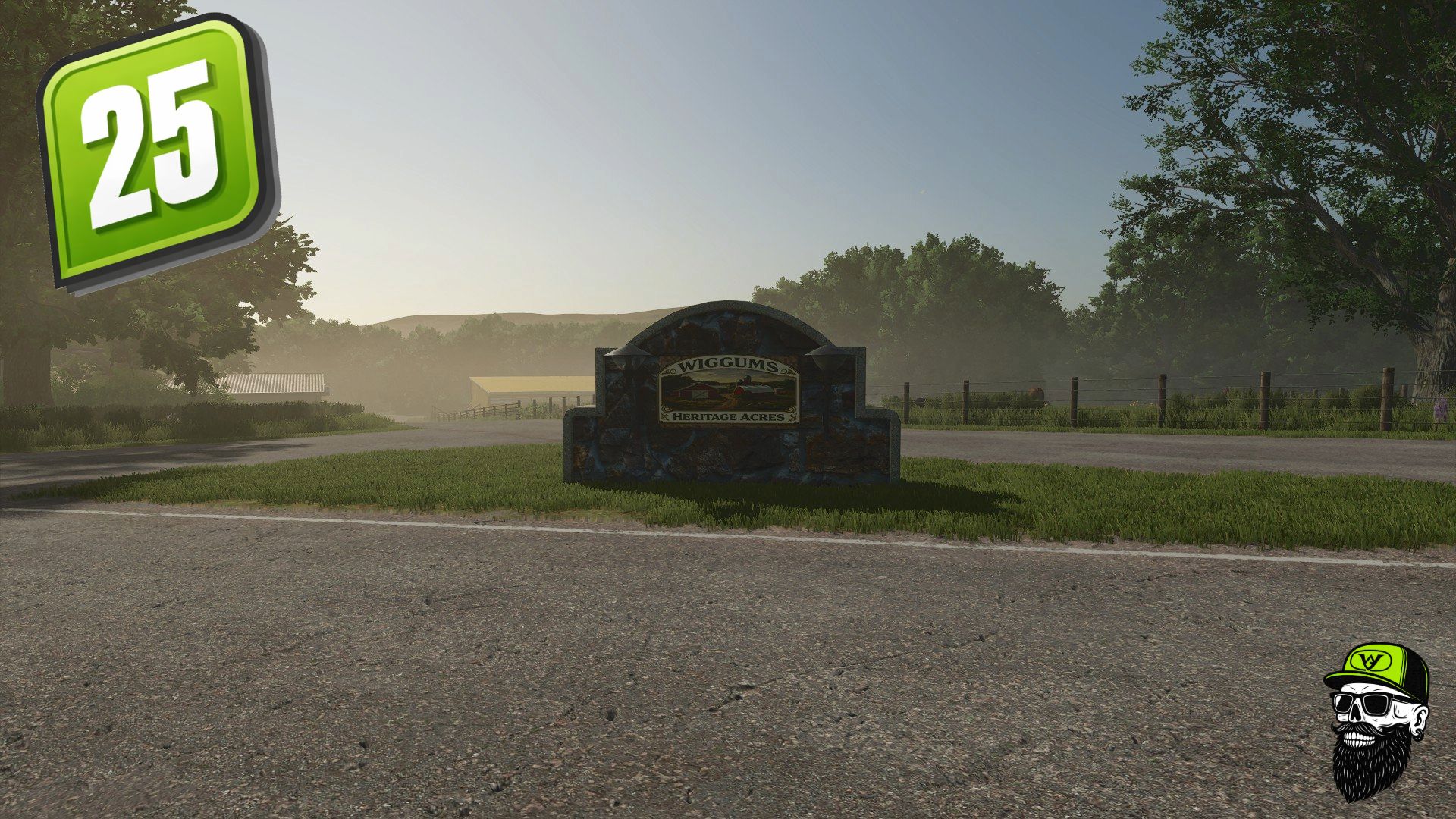 Panneau de ferme Wiggums Heritage Acres