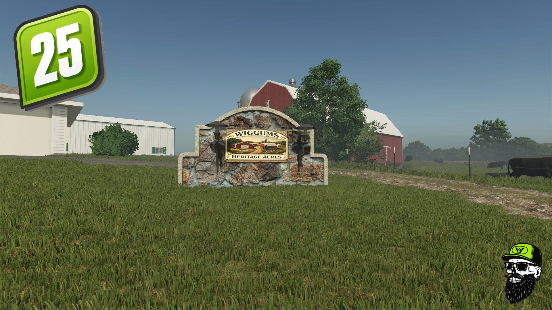 Panneau de ferme Wiggums Heritage Acres