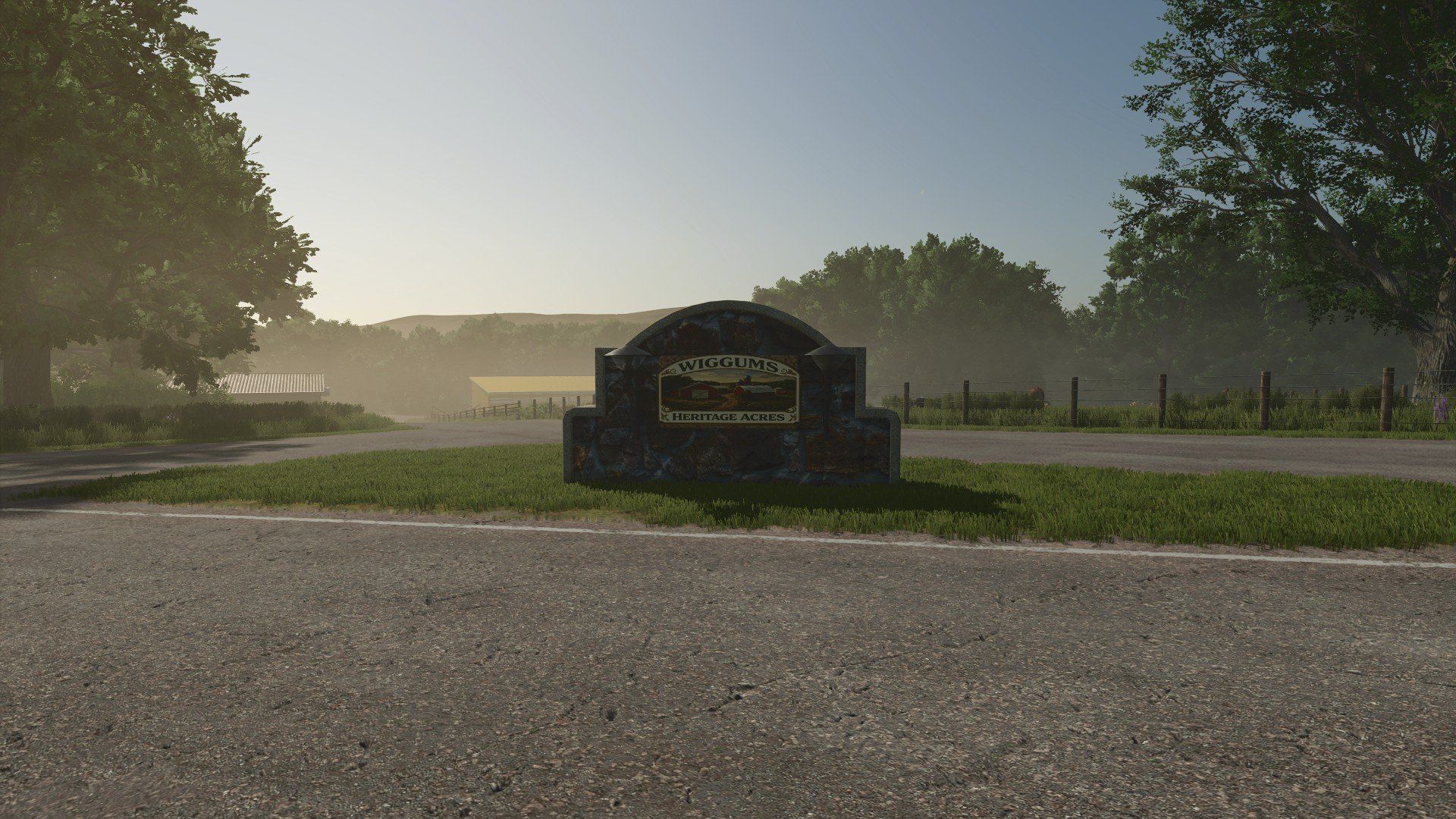 Шилд «Ферма Wiggums Heritage Acres».