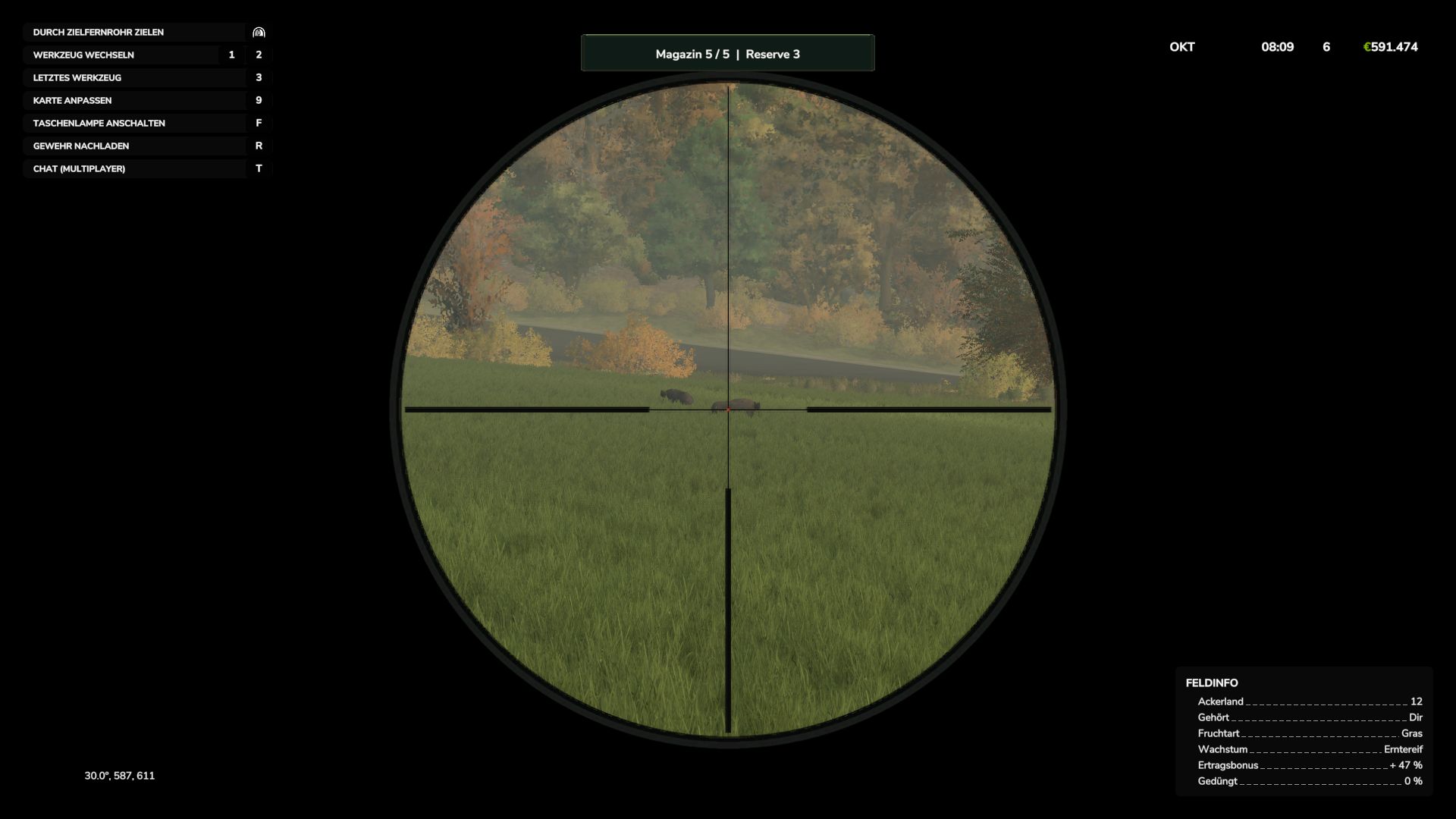 Chasse au sanglier – Extension de chasse
