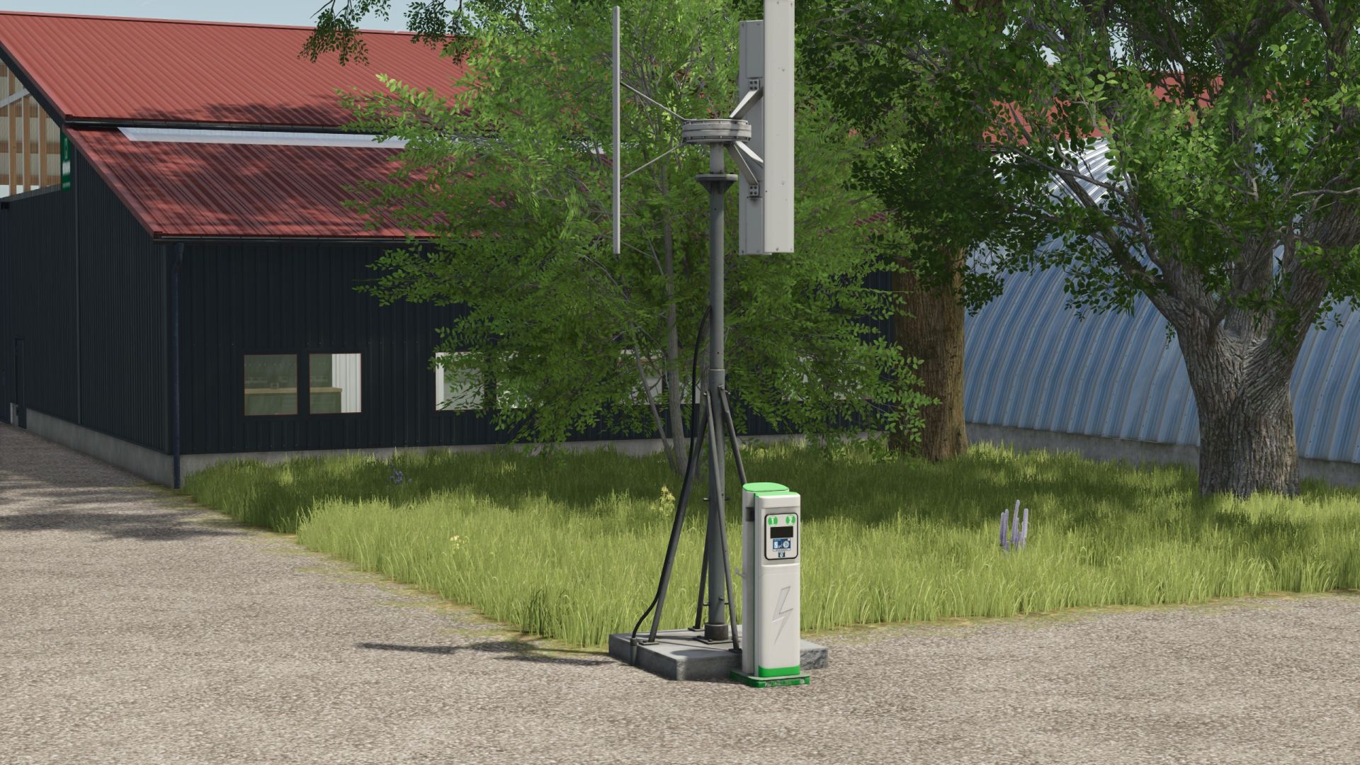 Station de charge des éoliennes