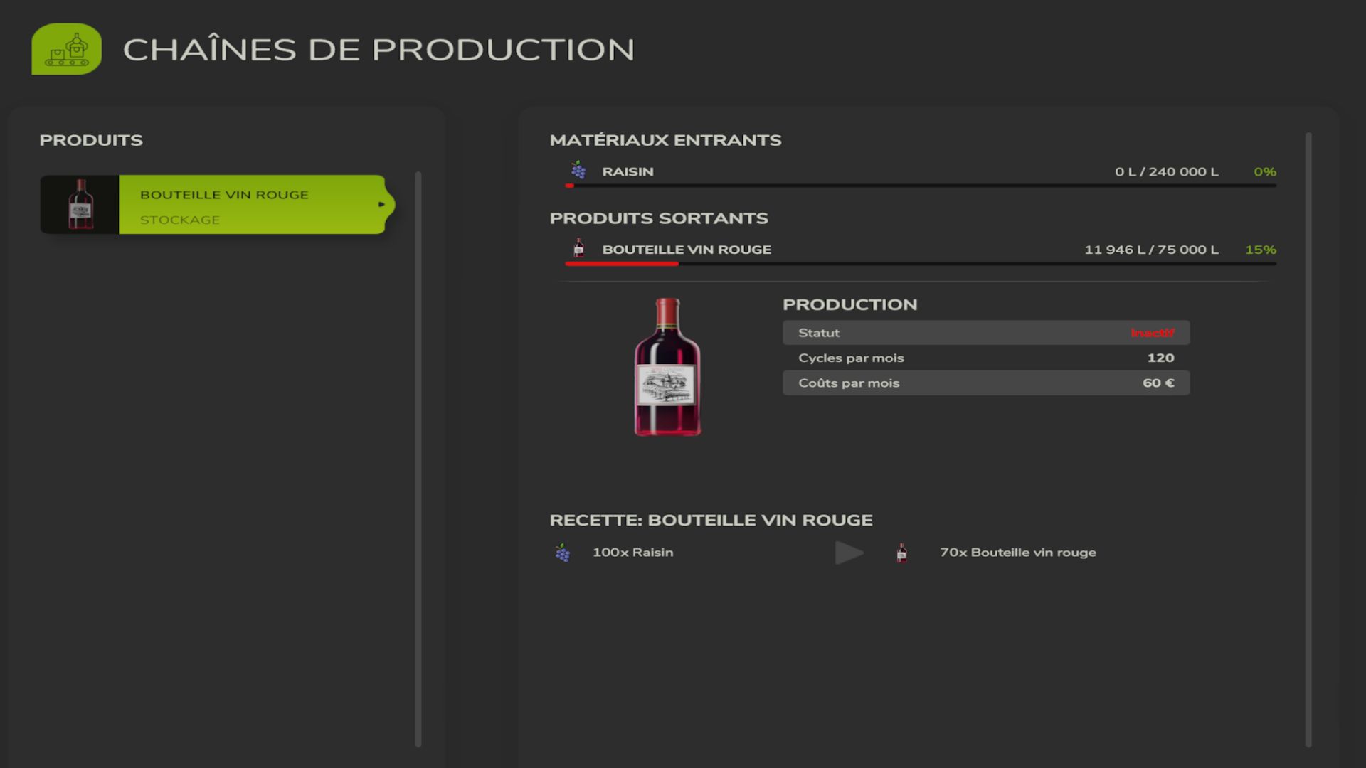 Wine factory