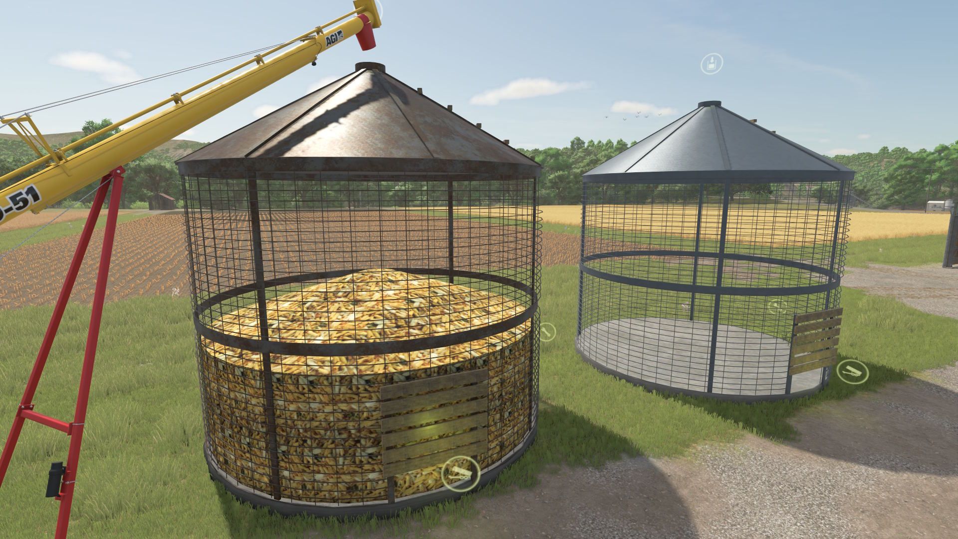 Wire Crib Corn Dryer
