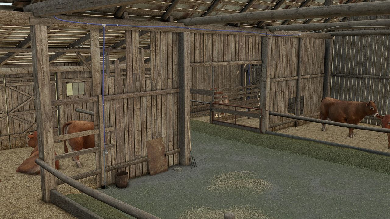 Wood Cow Barn