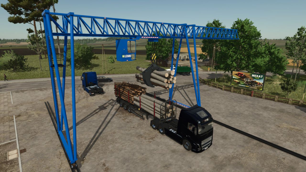 Grue à bois