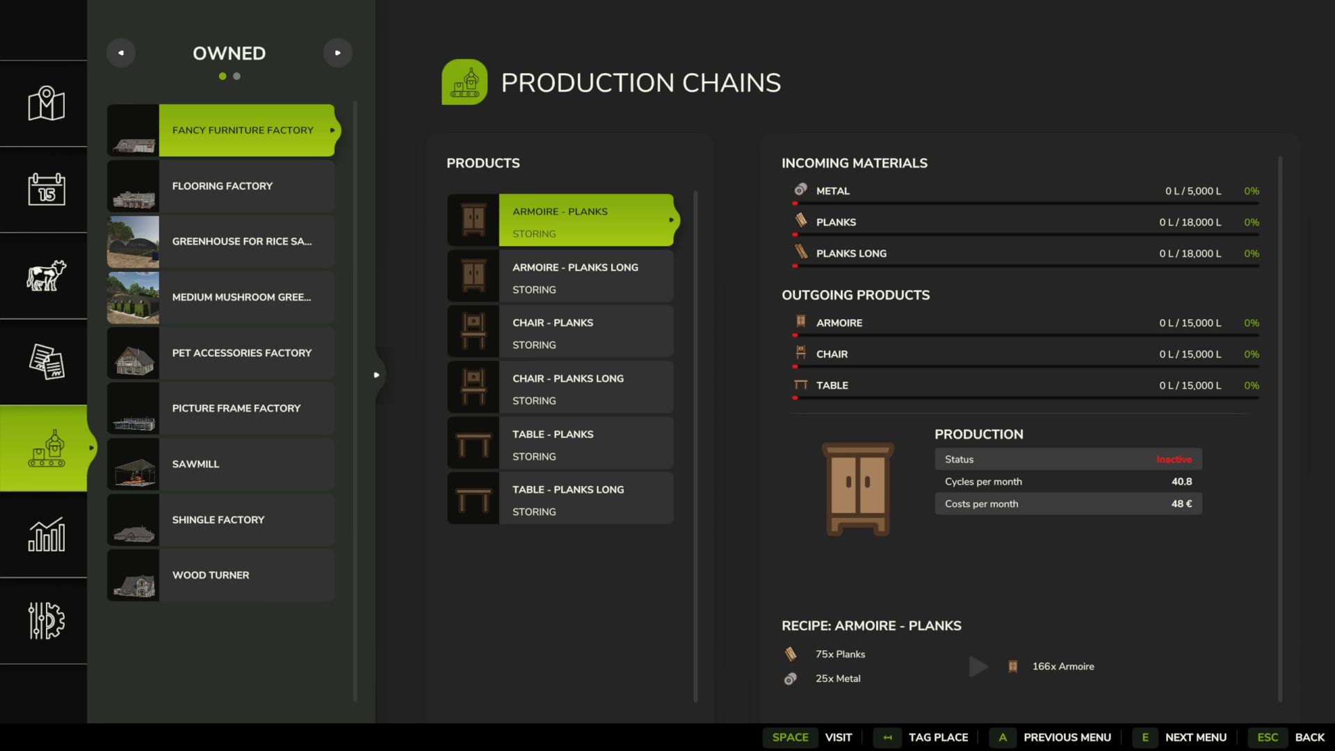 Wood Factories and Productions from Silverrun Forest