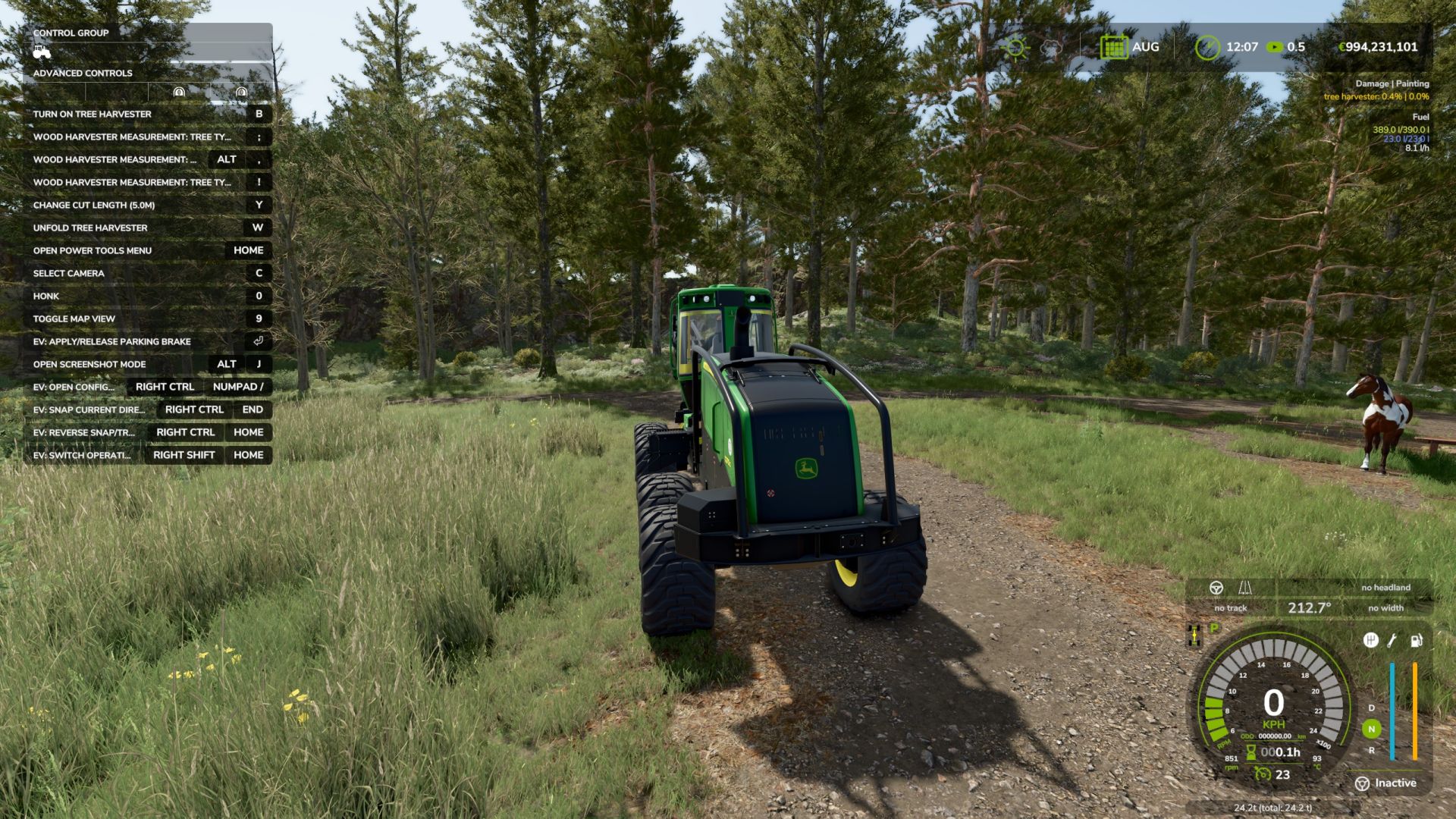 Wood Harvester Measurement