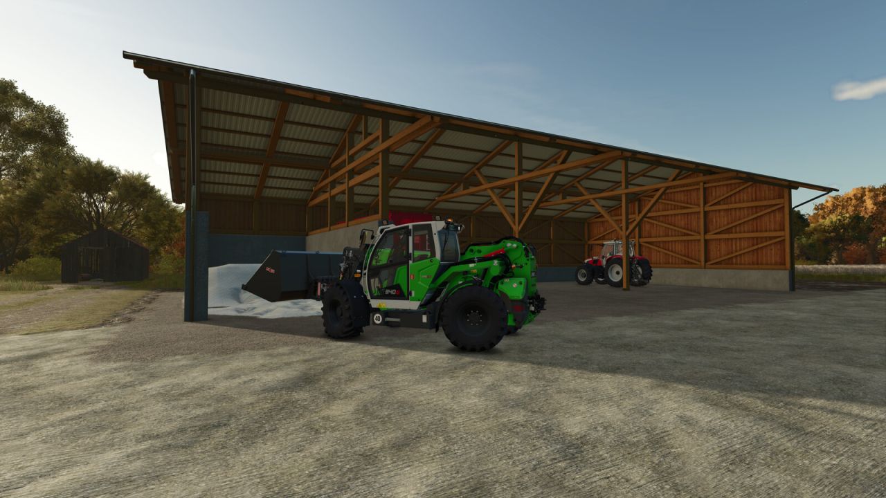 Holz Unterstand Set