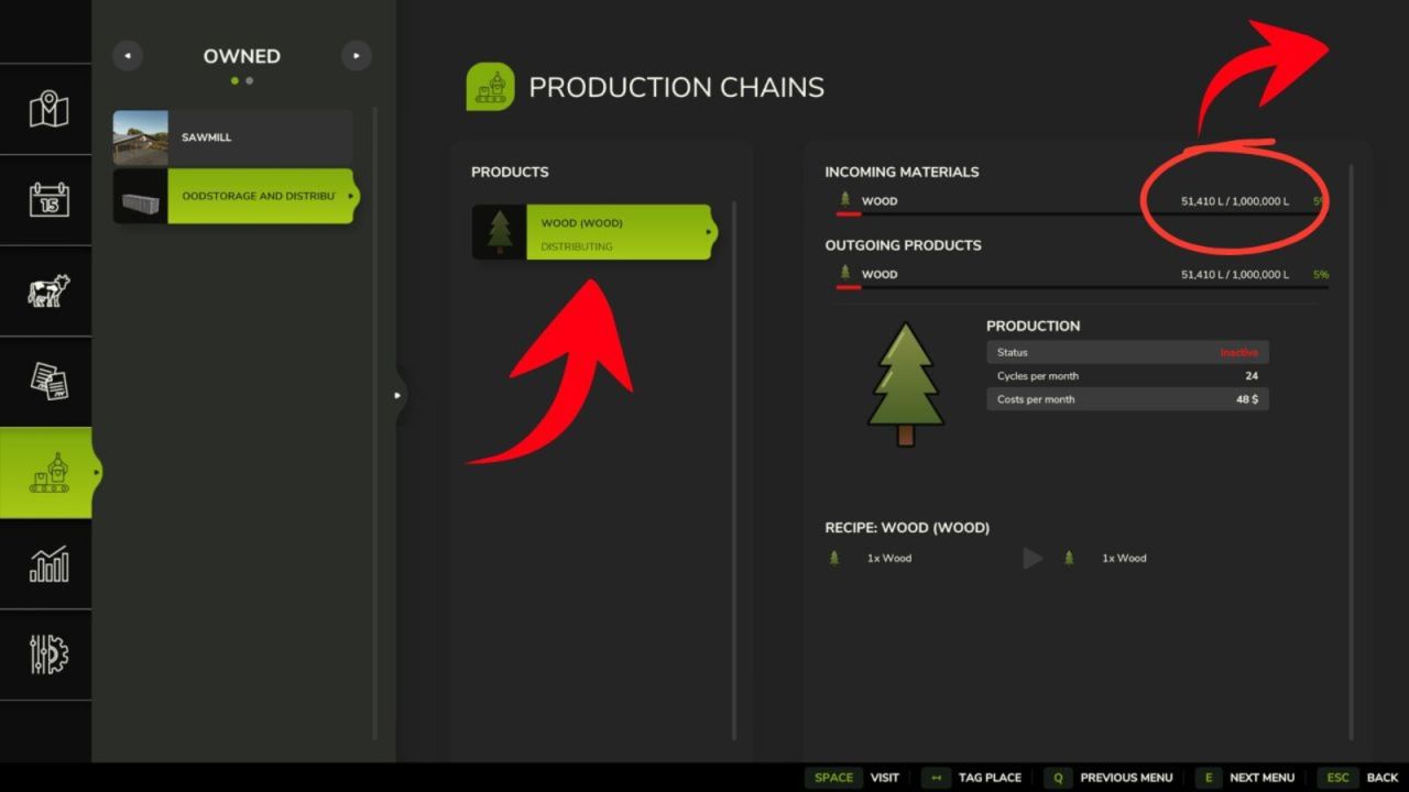 Houtopslag en -distributie