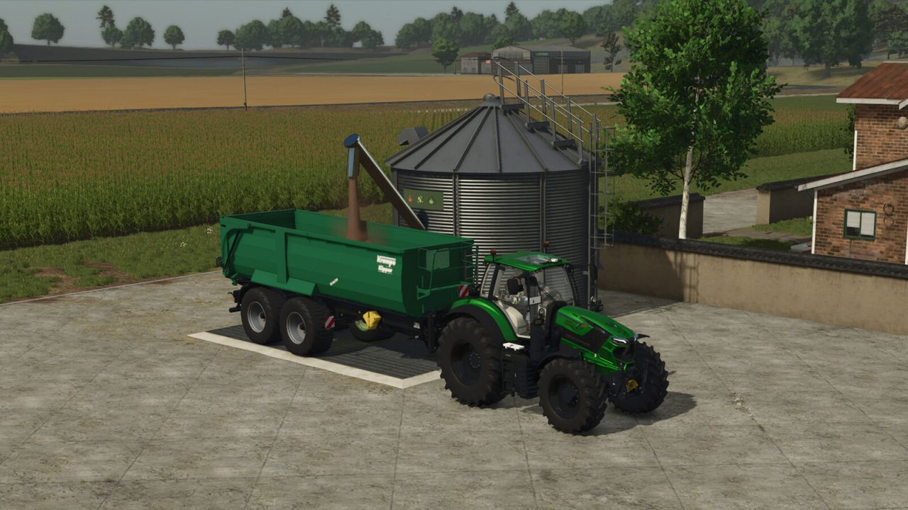 Woodchip And Grass Silo