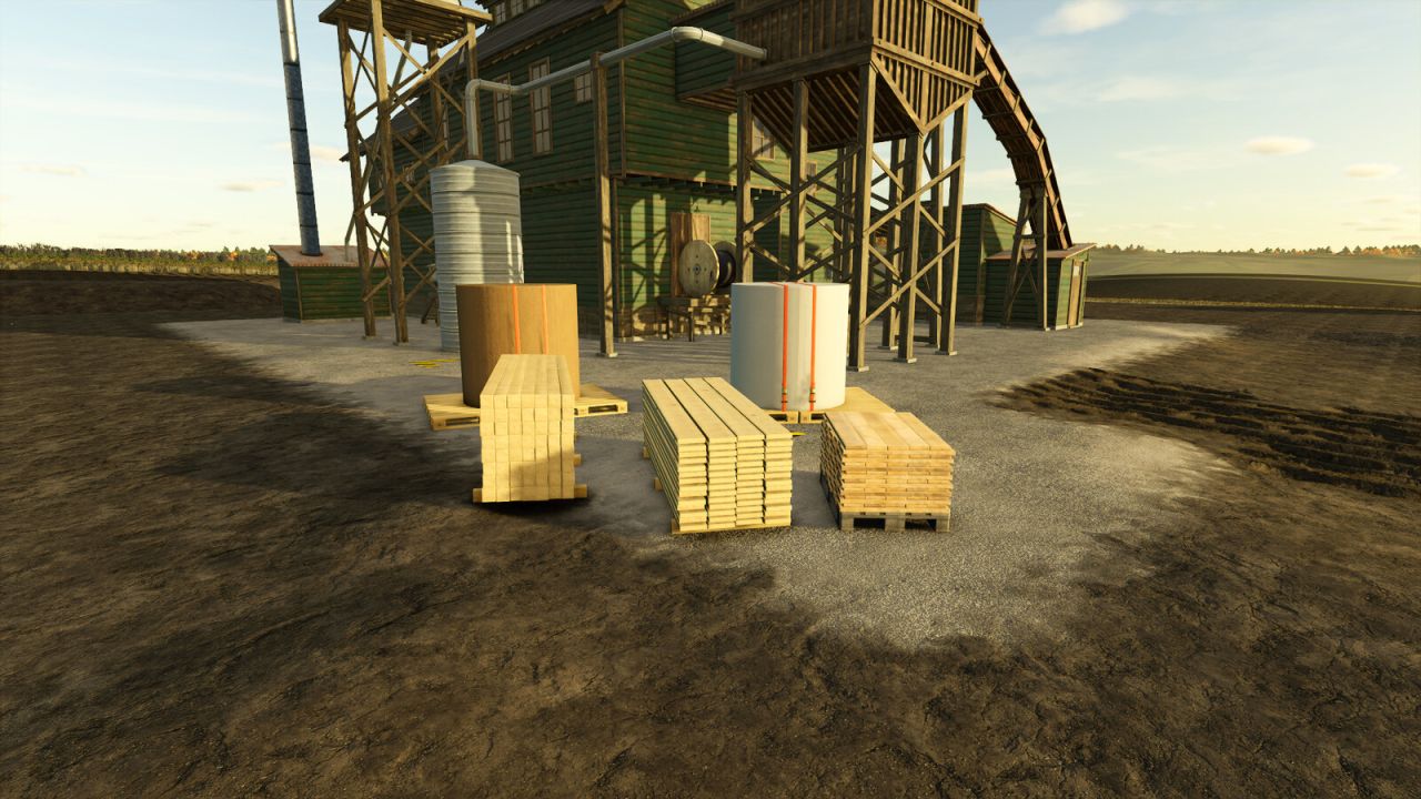 Usine De Traitement De Copeaux De Bois