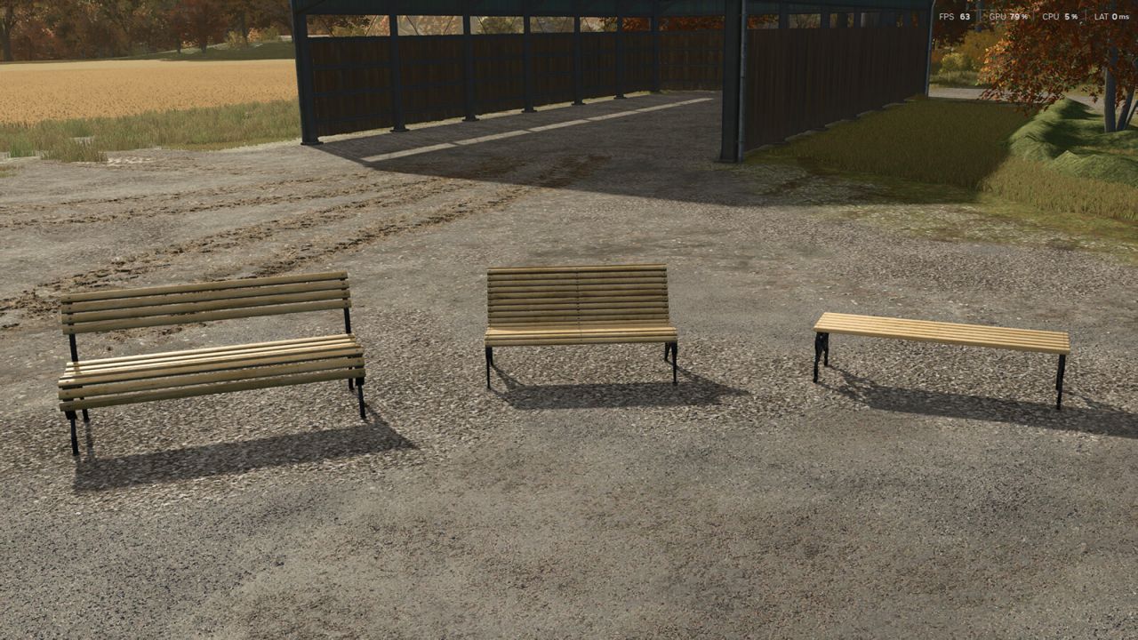Pacchetto panchine in legno