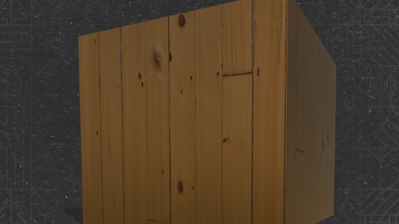 Houten doos (Prefab)
