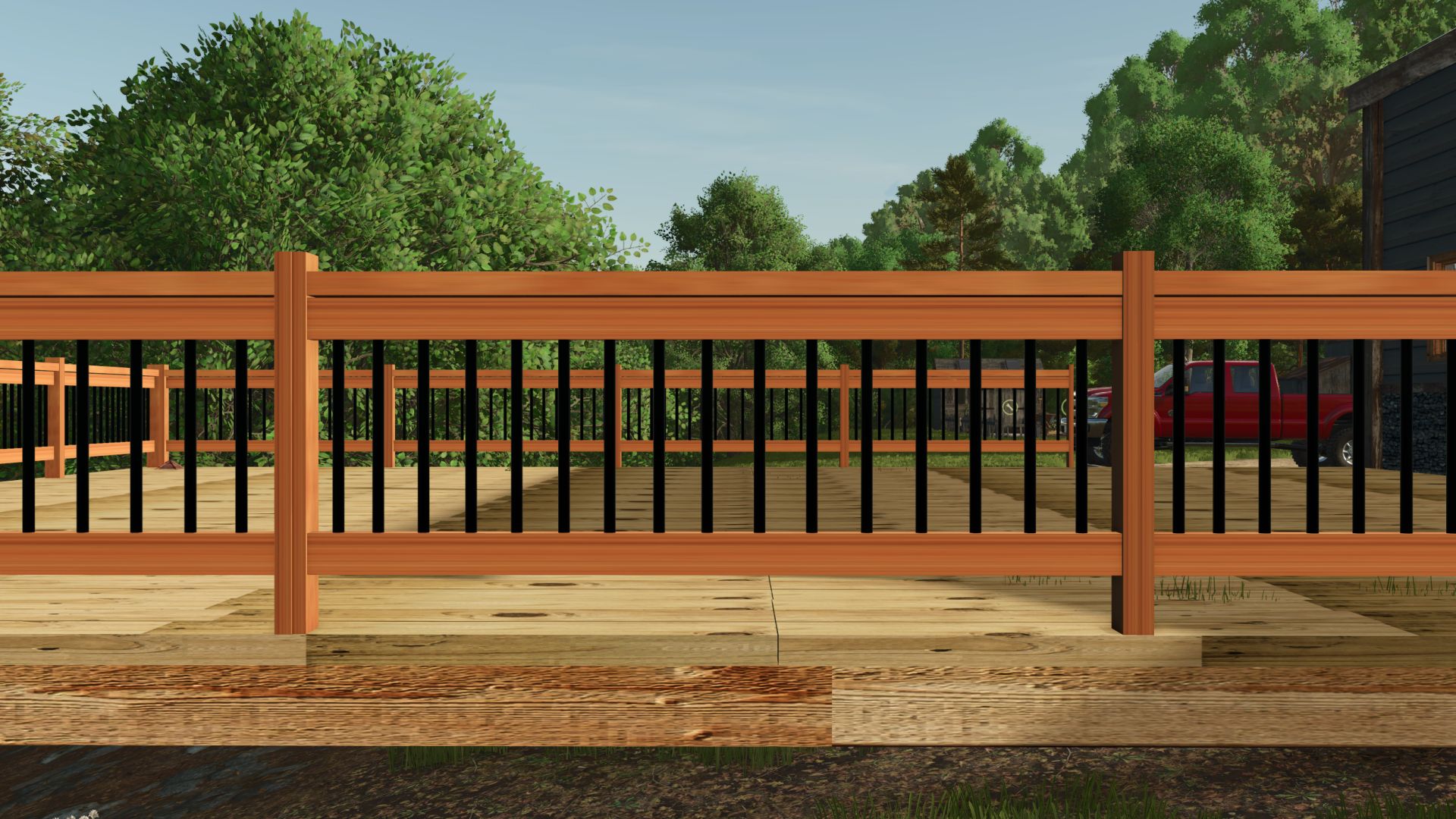 Balustrade en bois