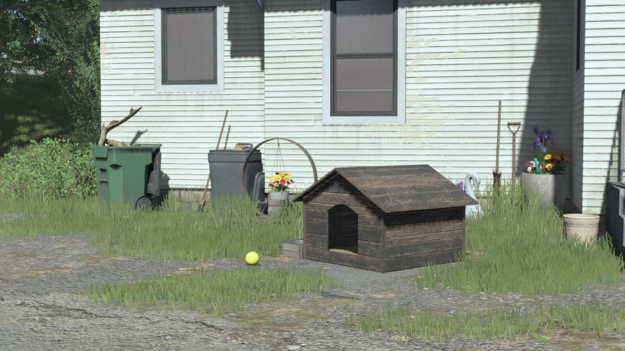 Casa de perros de madera