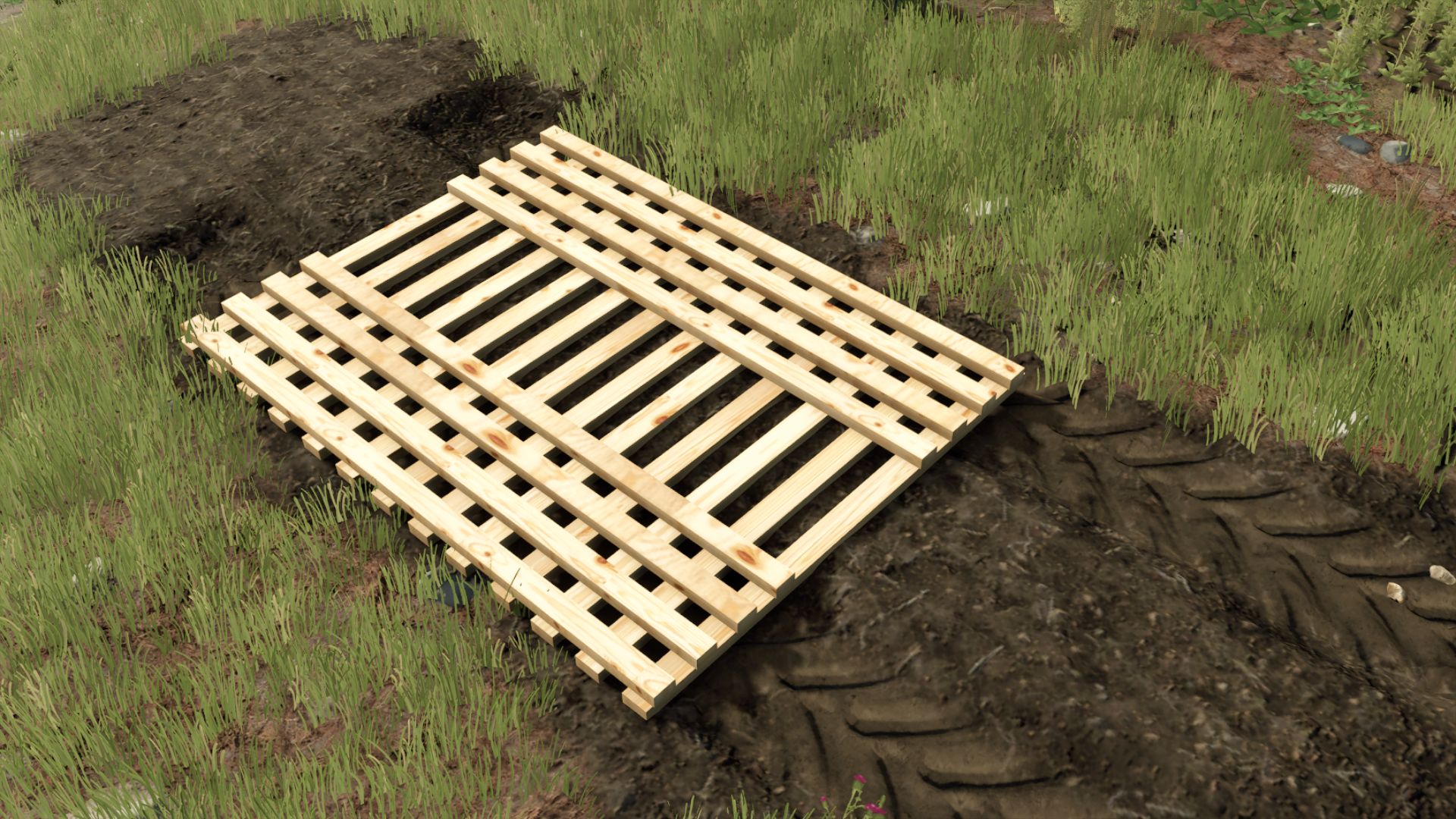 Wooden Ground Mat