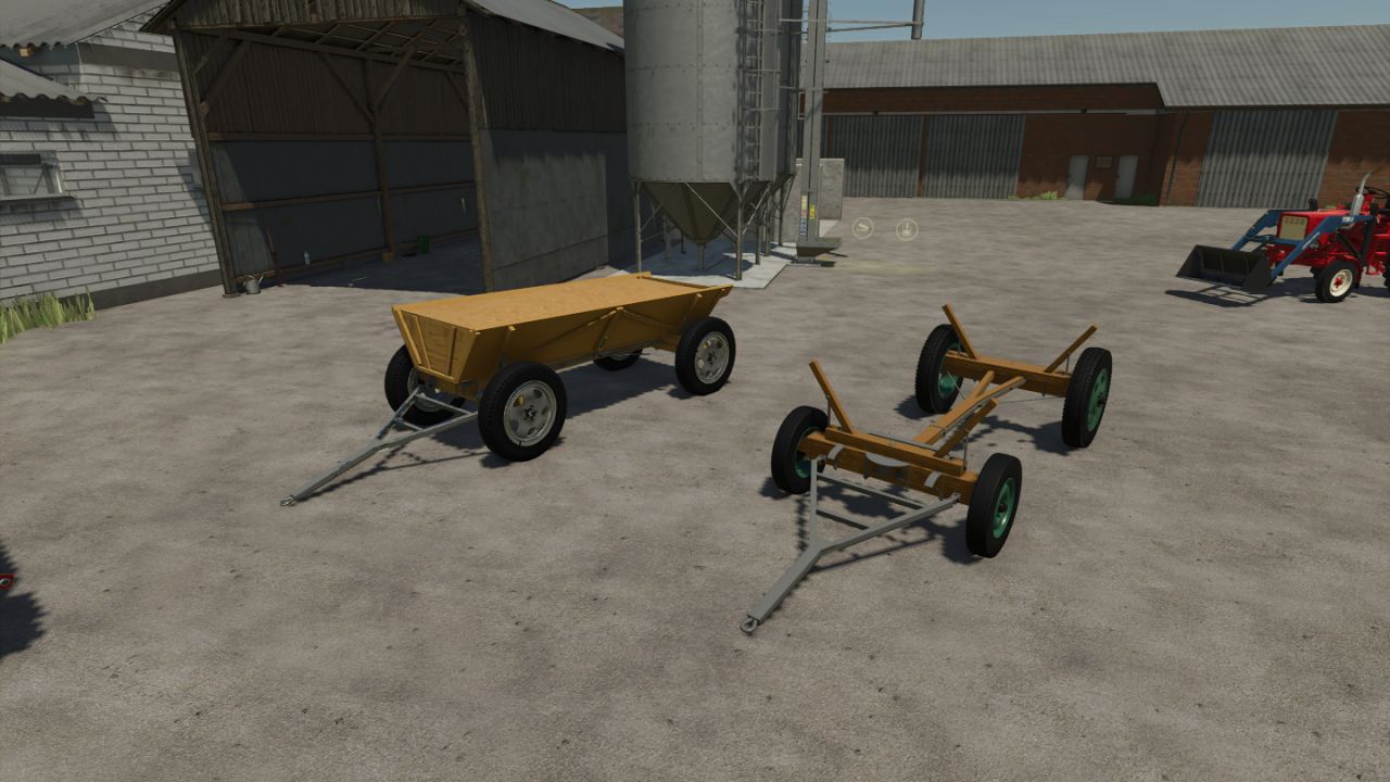 Wooden homemade trailer