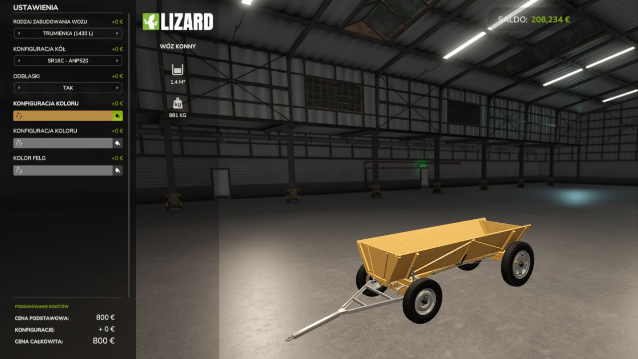 Wooden homemade trailer