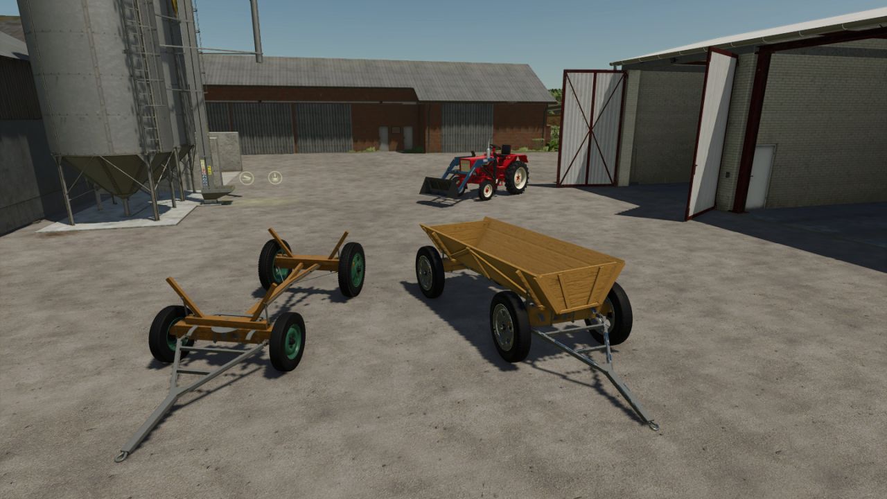Wooden homemade trailer