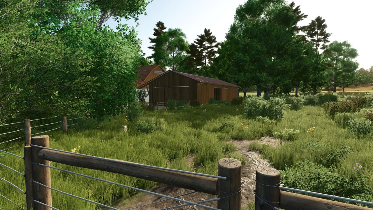 Bouton en bois avec pâturage