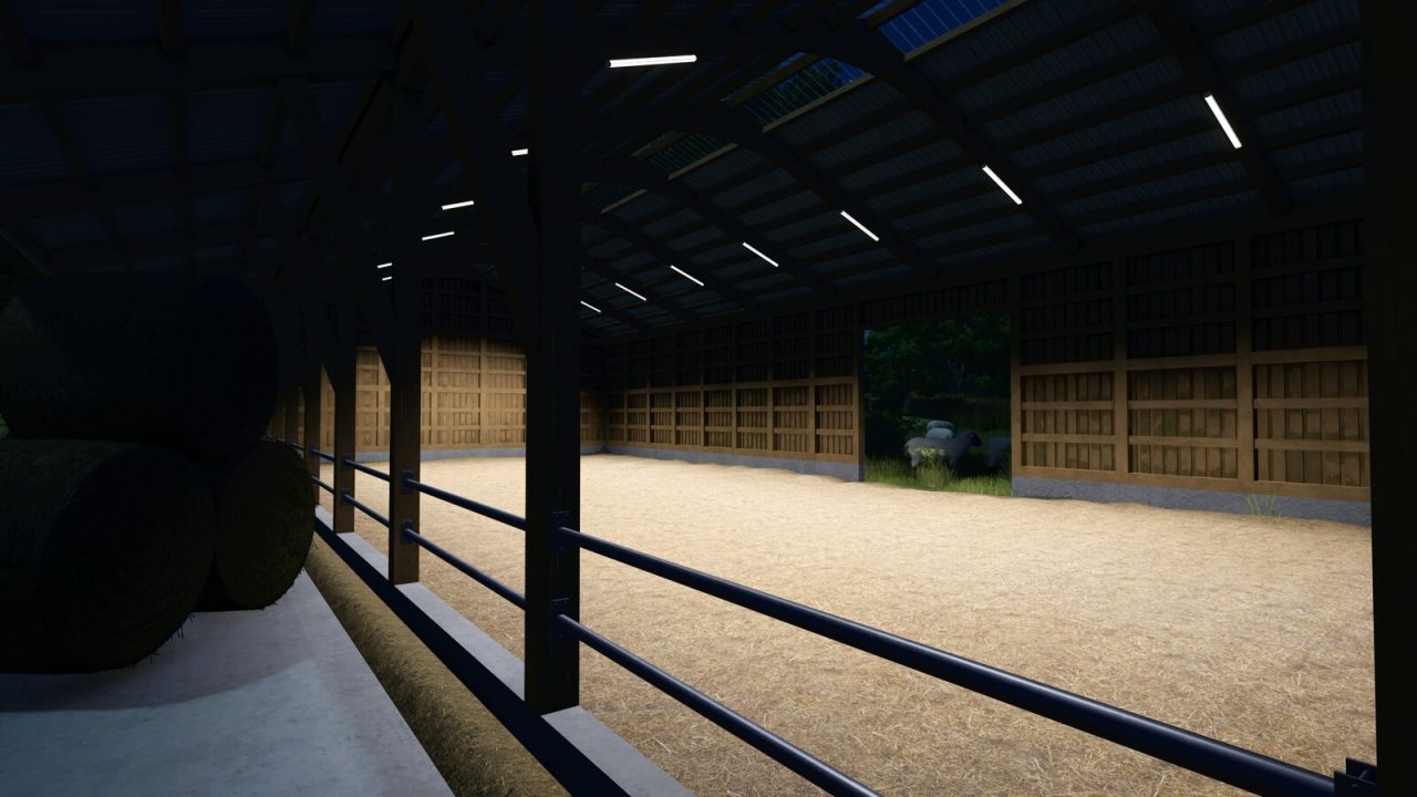 Bouton en bois avec pâturage