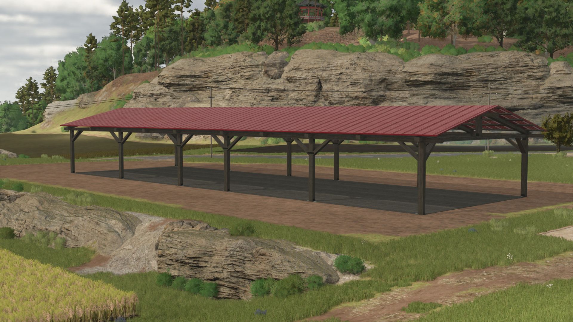Wooden shelter