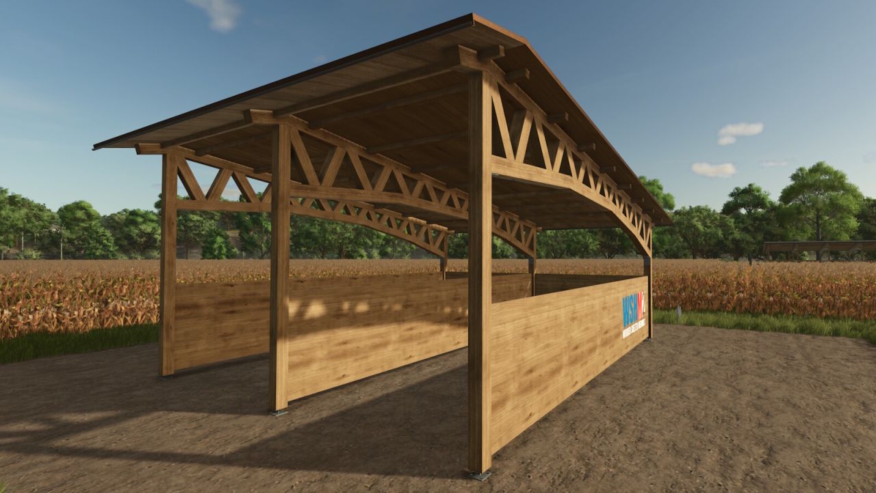 Houten schuilplaatspakket
