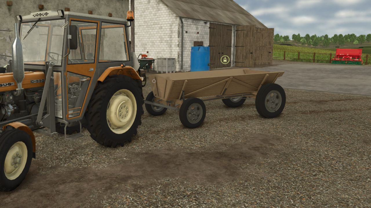 Remorque en bois