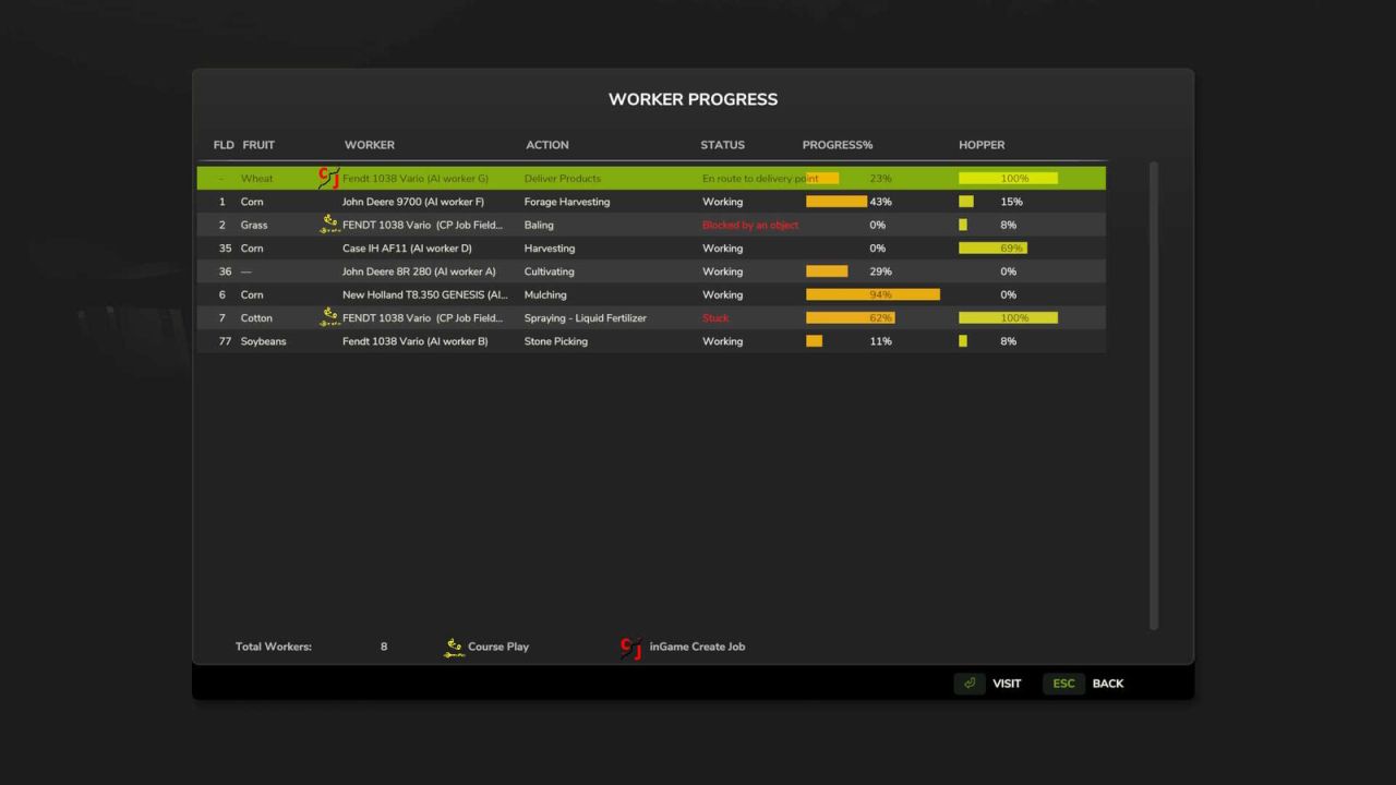 Рабочий прогресс