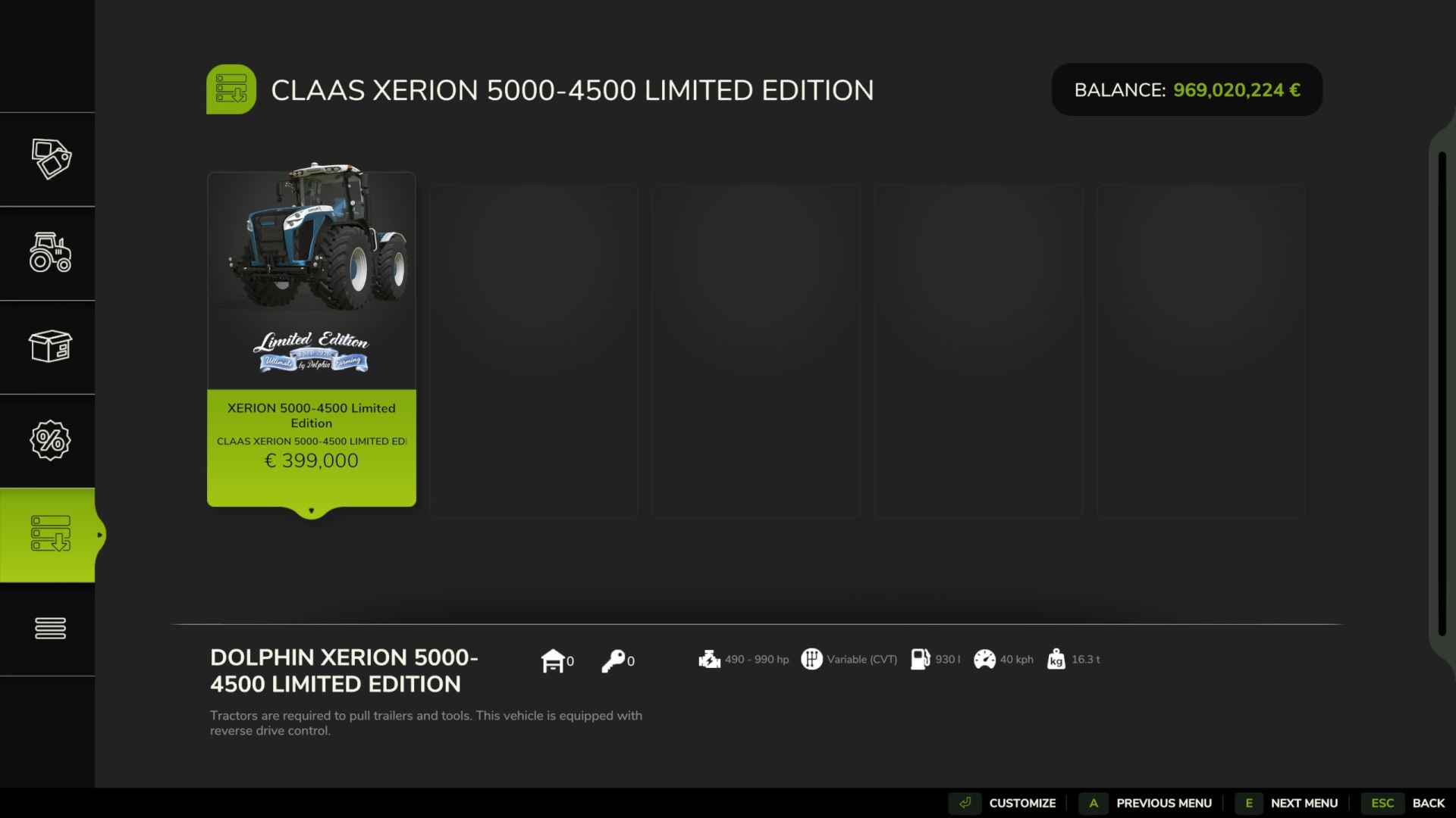 Xerion 5000 Limited Edition